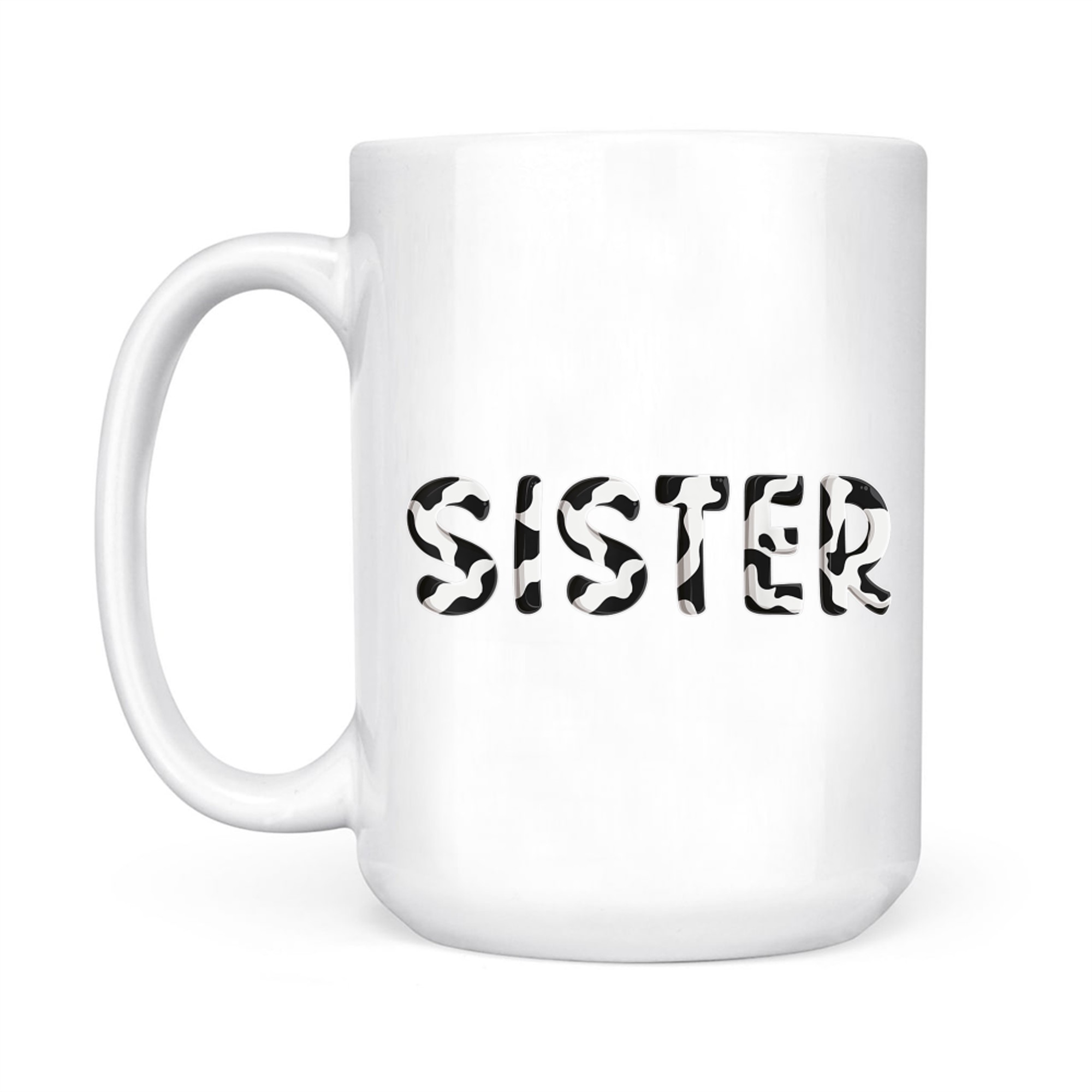 Cow Sister Birthday Family Matching Mothers Day Mug