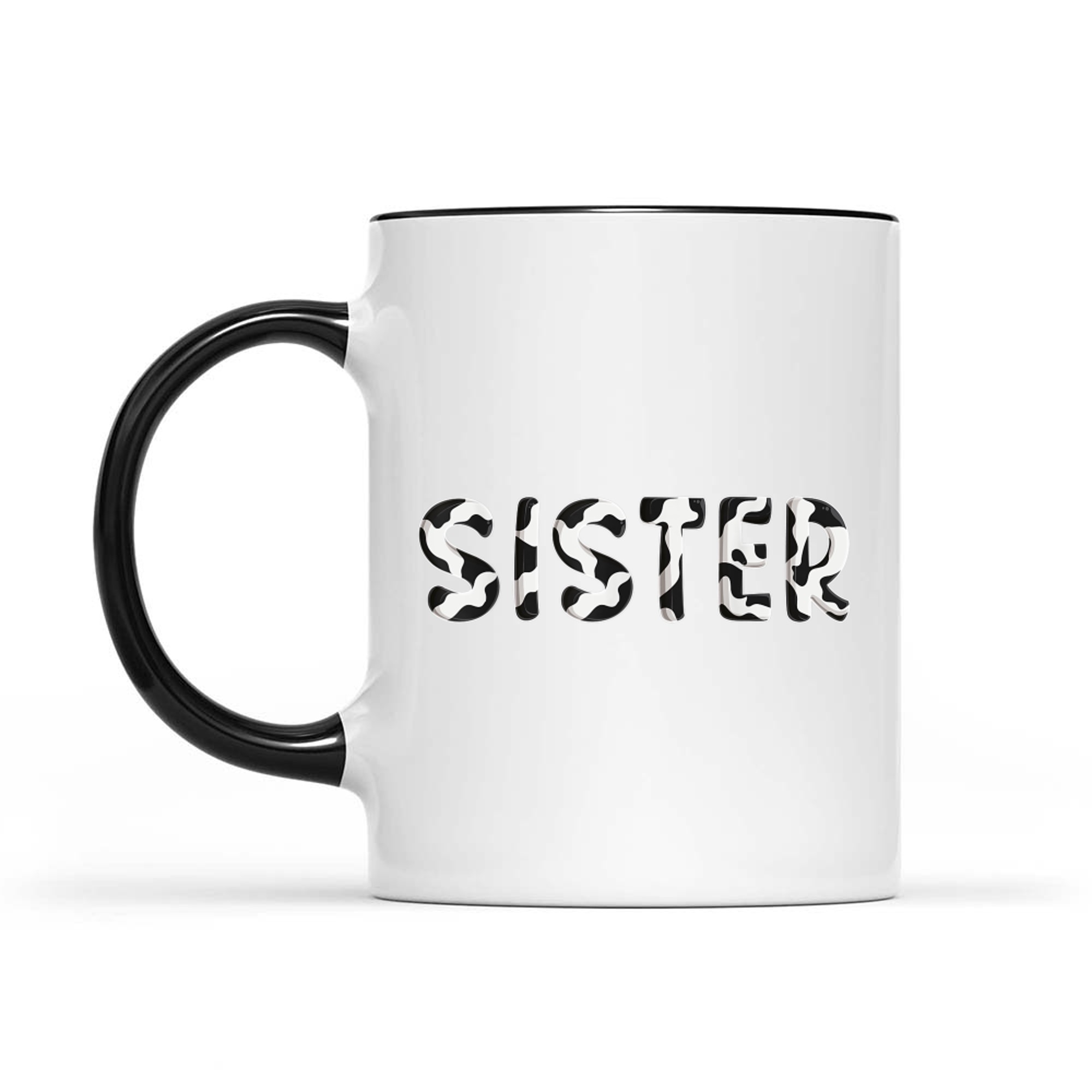 Cow Sister Birthday Family Matching Mothers Day Mug