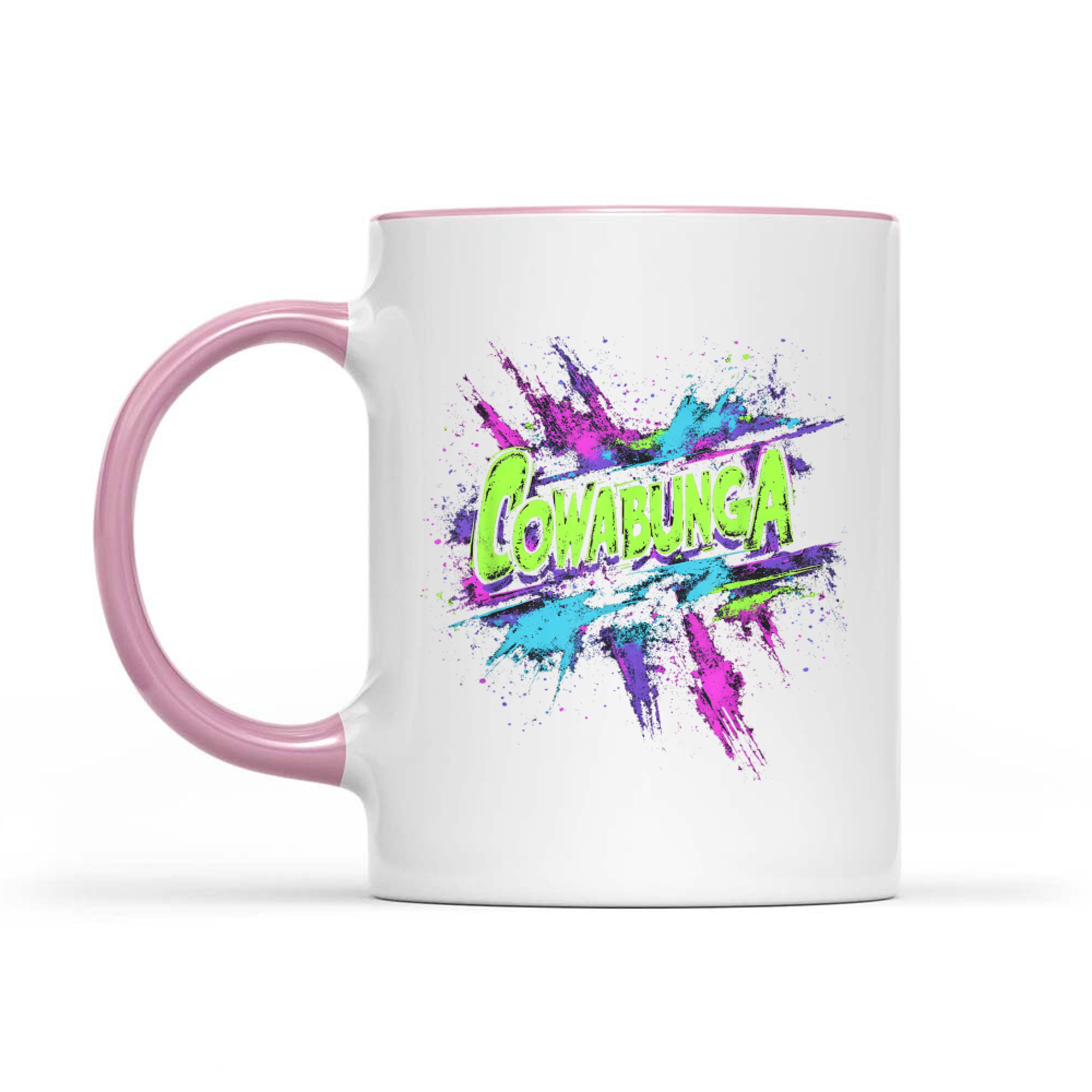 Cowabunga Retro 80s 90s Nostalgia Slang Grunge Art Mug