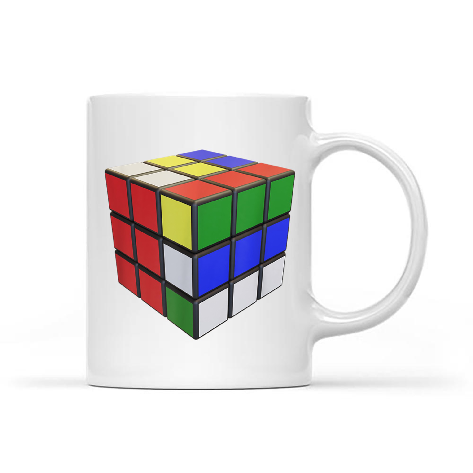 Cube 80s Puzzle Nostalgia Halloween Costume Speed Cubing Mug