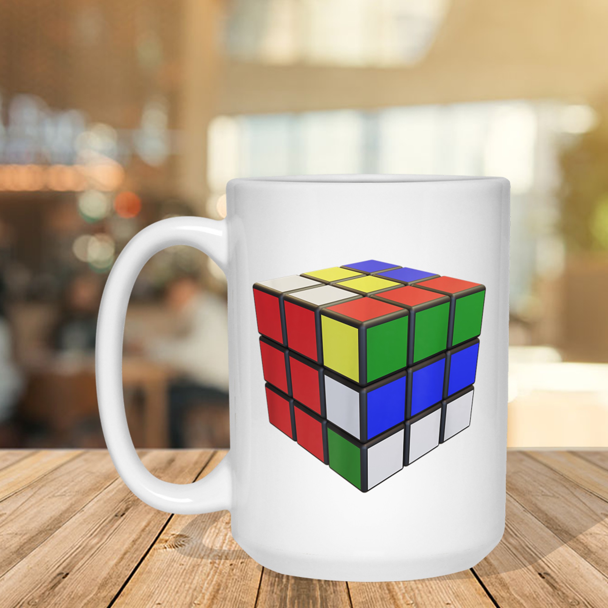 Cube 80s Puzzle Nostalgia Halloween Costume Speed Cubing Mug