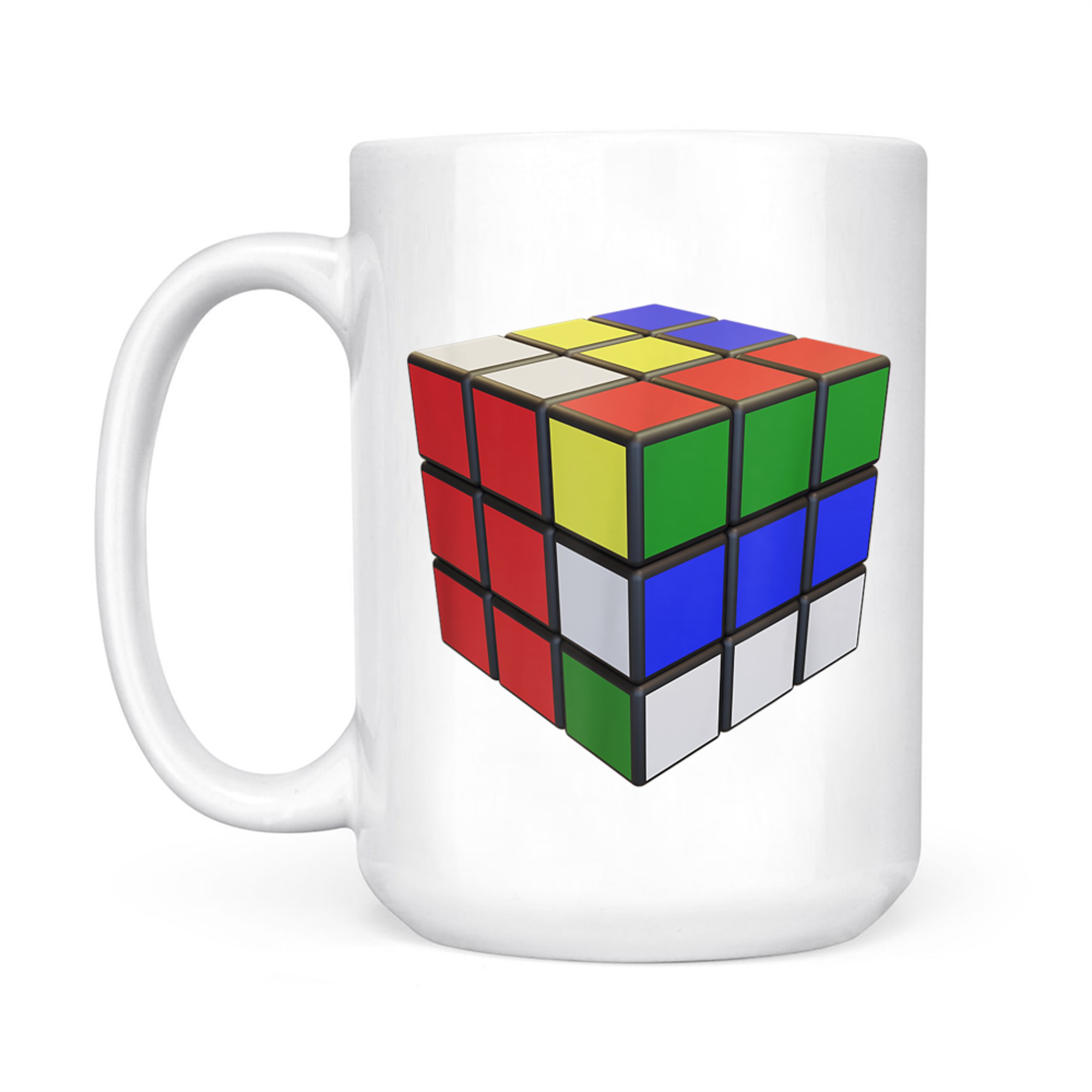 Cube 80s Puzzle Nostalgia Halloween Costume Speed Cubing Mug