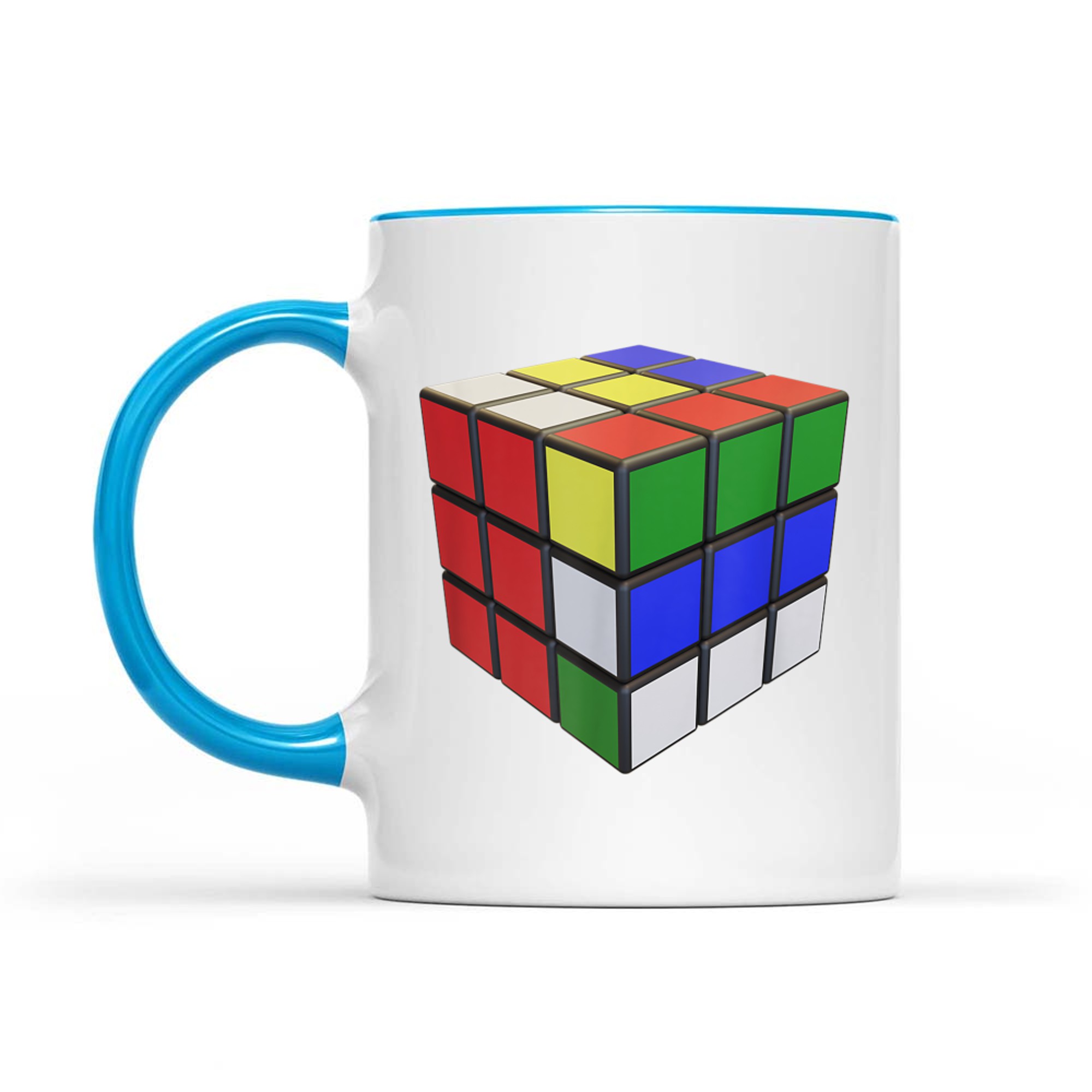 Cube 80s Puzzle Nostalgia Halloween Costume Speed Cubing Mug
