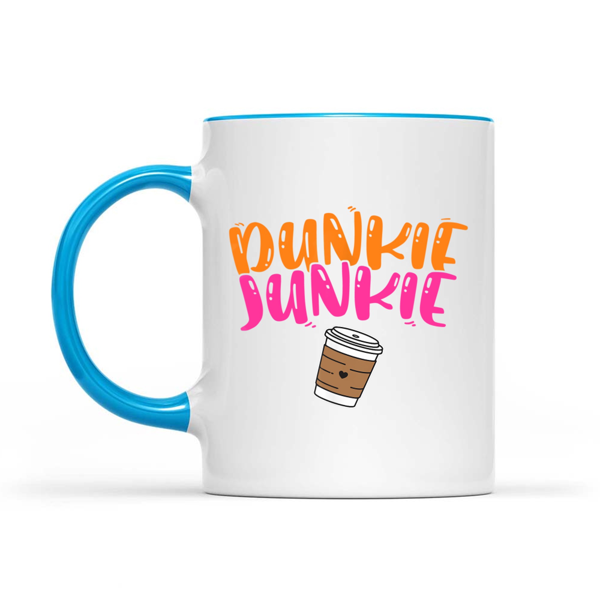 Dunkie Junkie Funny Coffee Lover Cute Caffeine Addict Mug