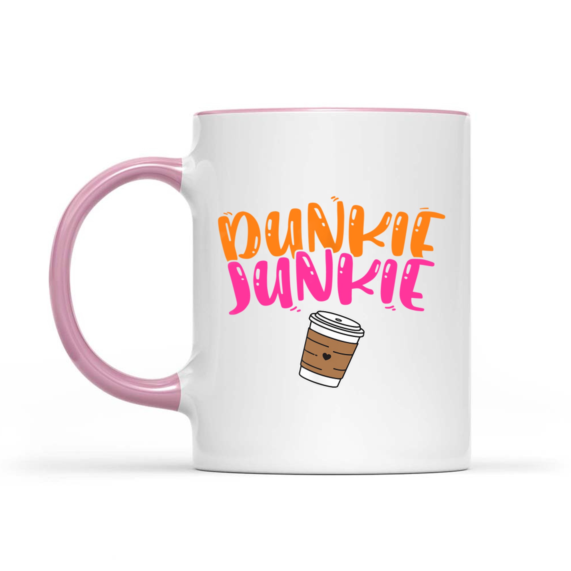 Dunkie Junkie Funny Coffee Lover Cute Caffeine Addict Mug