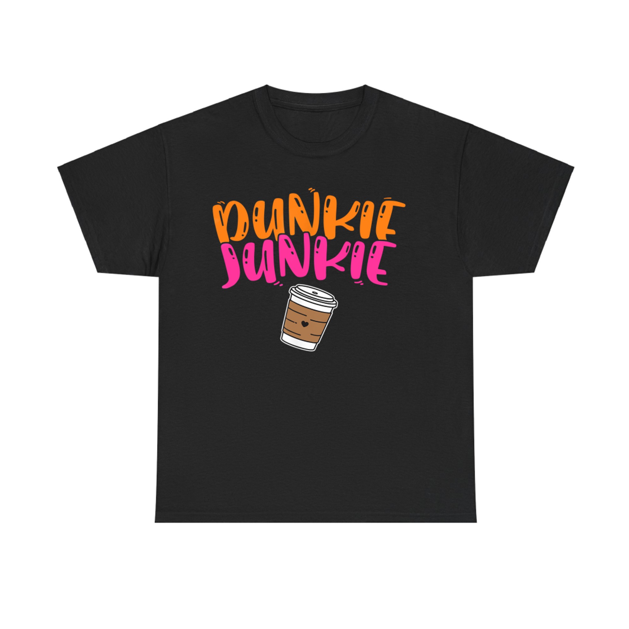 Dunkie Junkie Funny Coffee Lover Cute Caffeine Addict T-Shirt