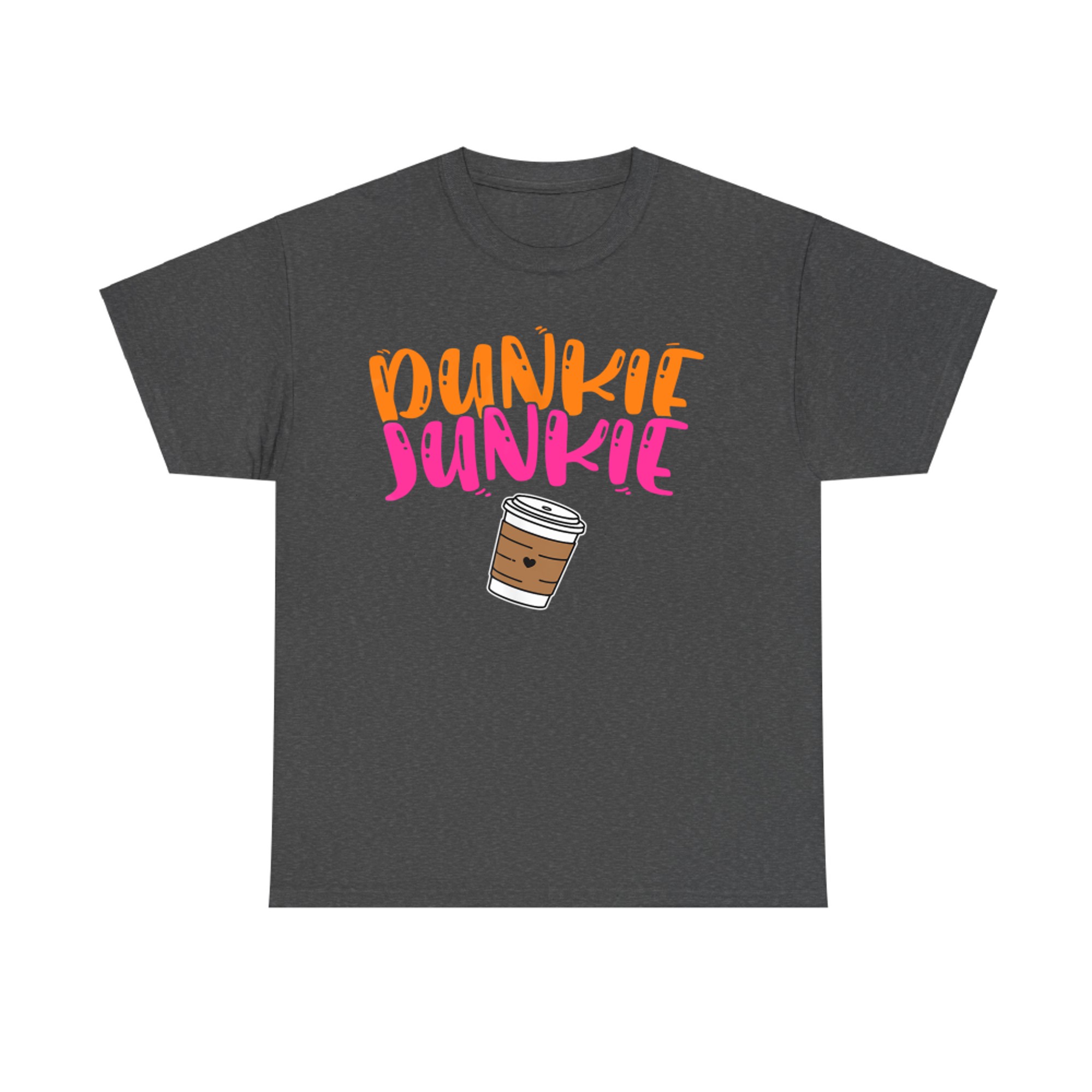 Dunkie Junkie Funny Coffee Lover Cute Caffeine Addict T-Shirt