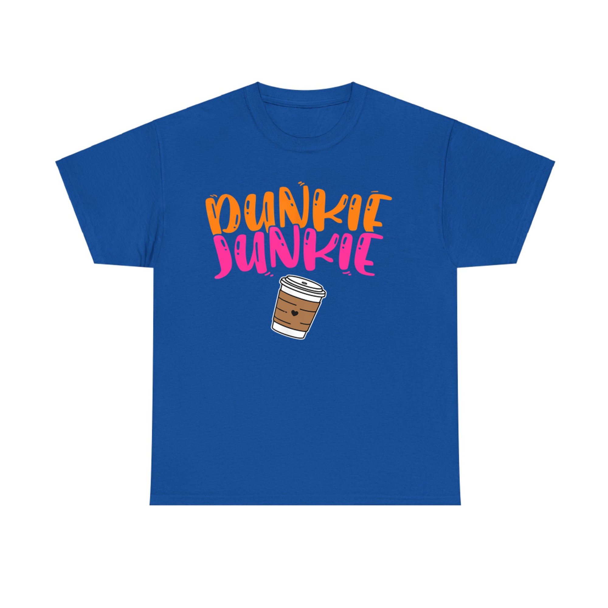 Dunkie Junkie Funny Coffee Lover Cute Caffeine Addict T-Shirt