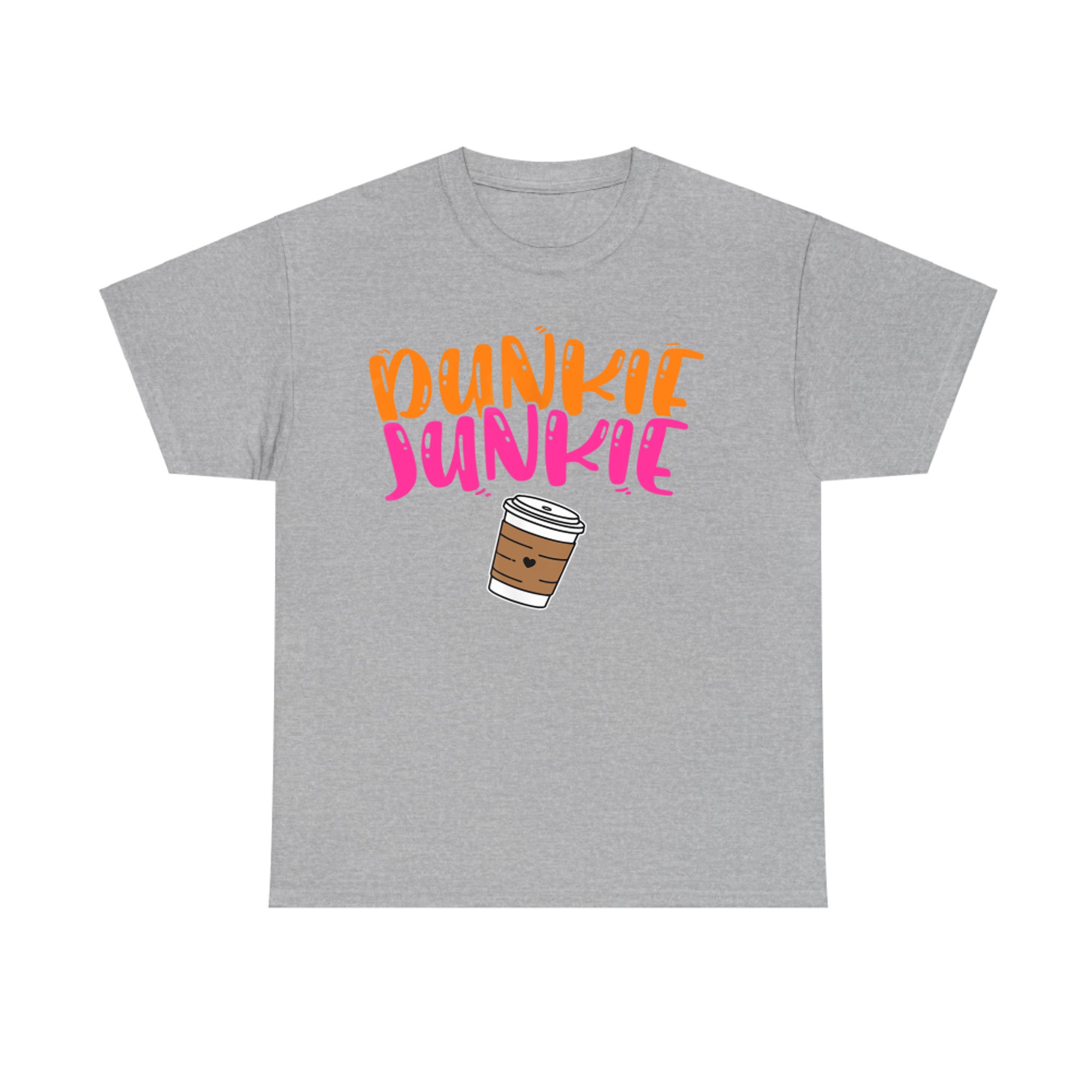 Dunkie Junkie Funny Coffee Lover Cute Caffeine Addict T-Shirt