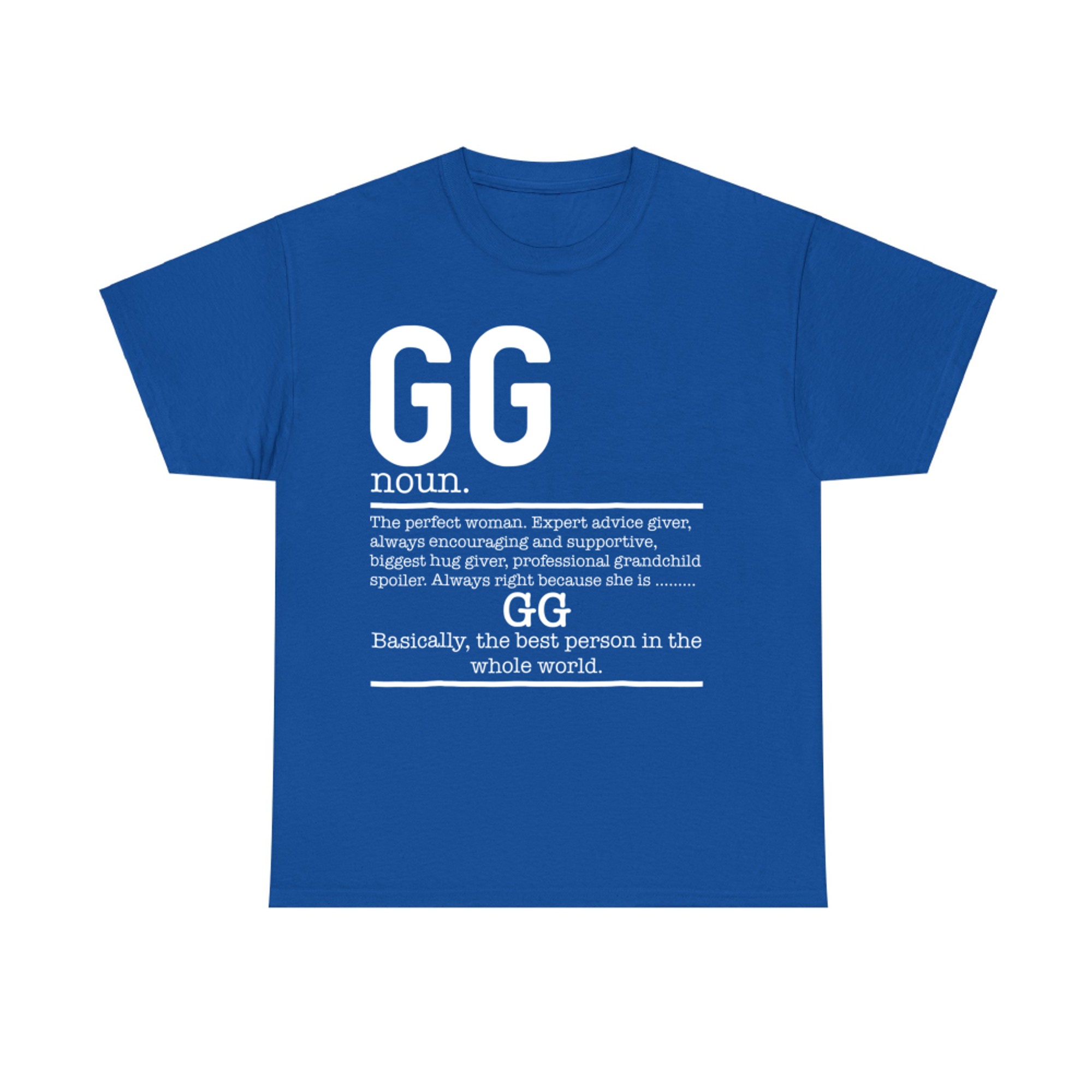 Funny GG Definition Grandma Mother Day T-Shirt