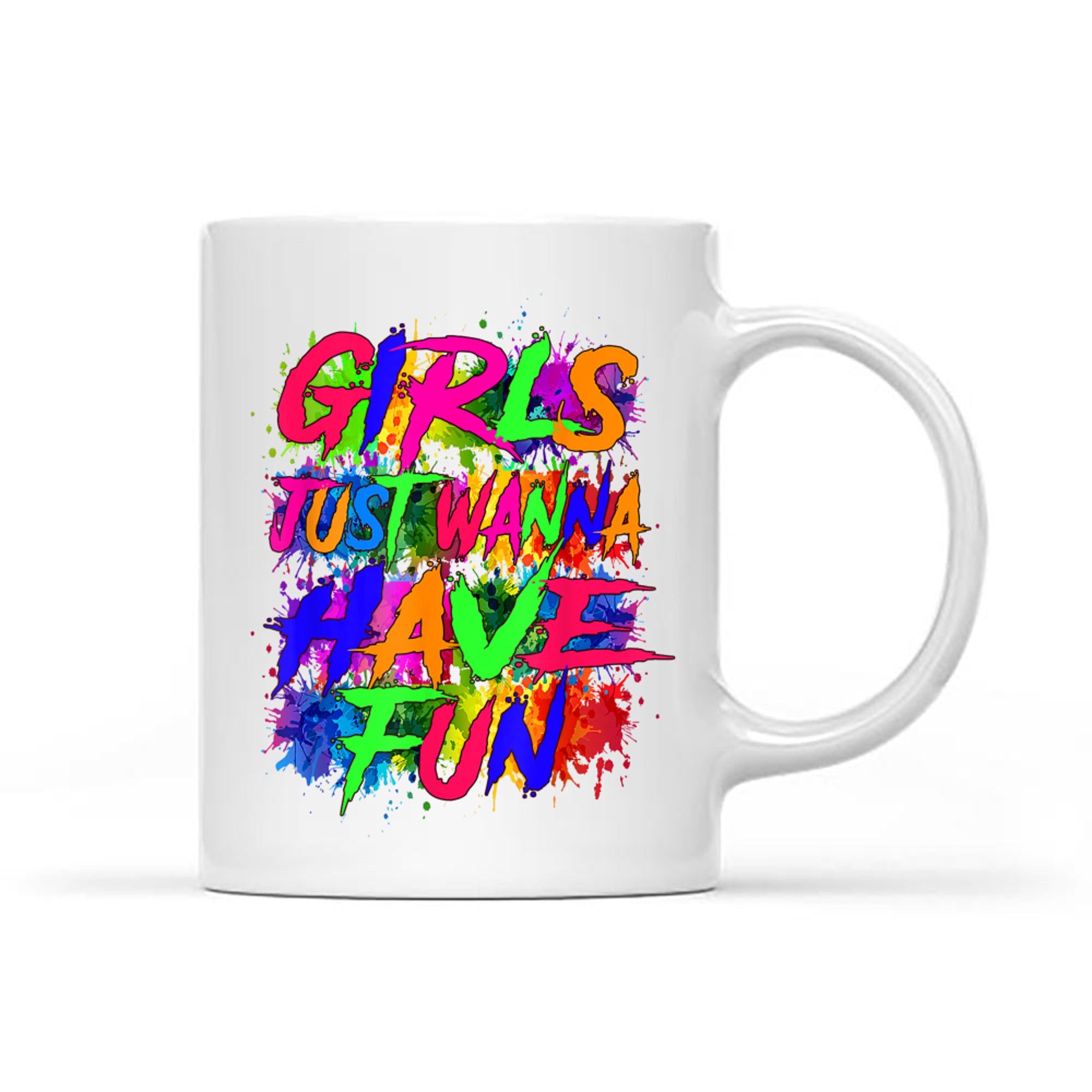 Girl Just Wanna Have Fun Nostalgia 1980s 80s Nostalgia 1980s Mug
