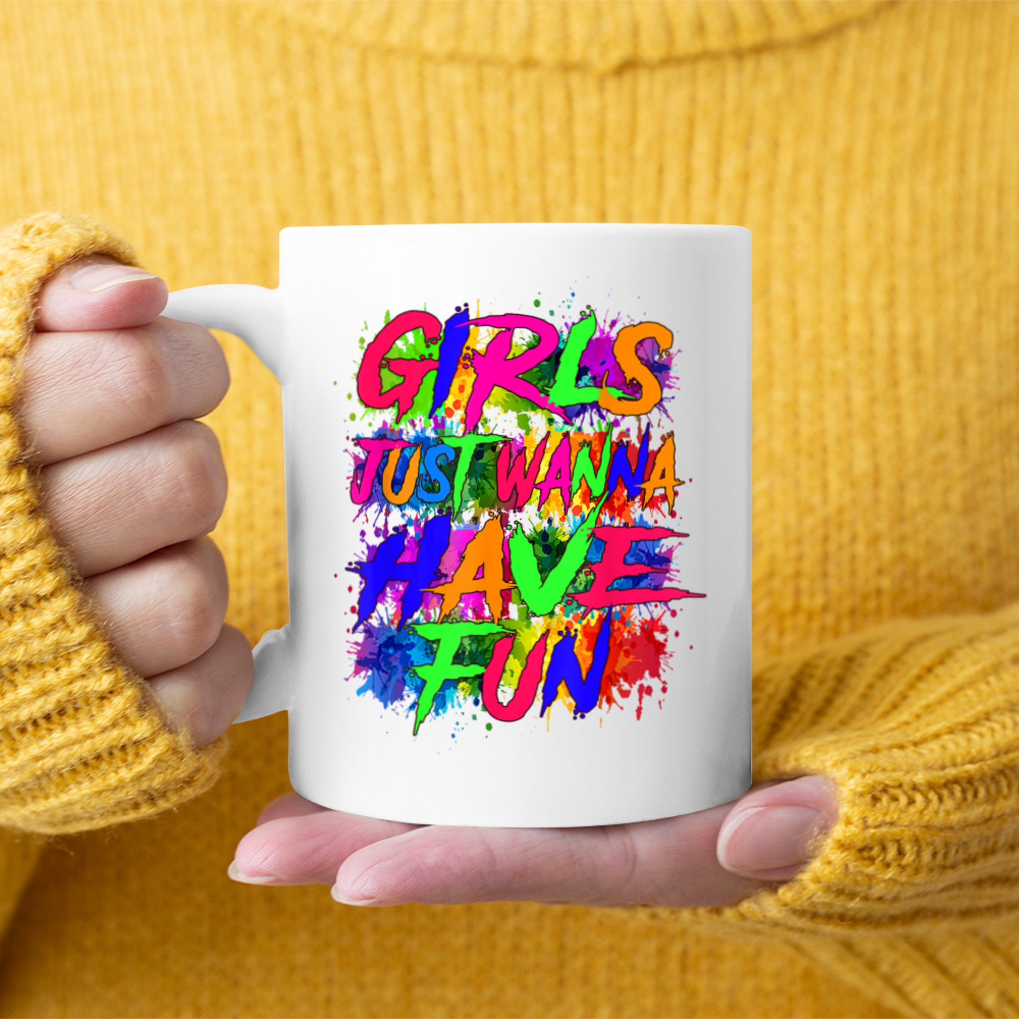 Girl Just Wanna Have Fun Nostalgia 1980s 80s Nostalgia 1980s Mug