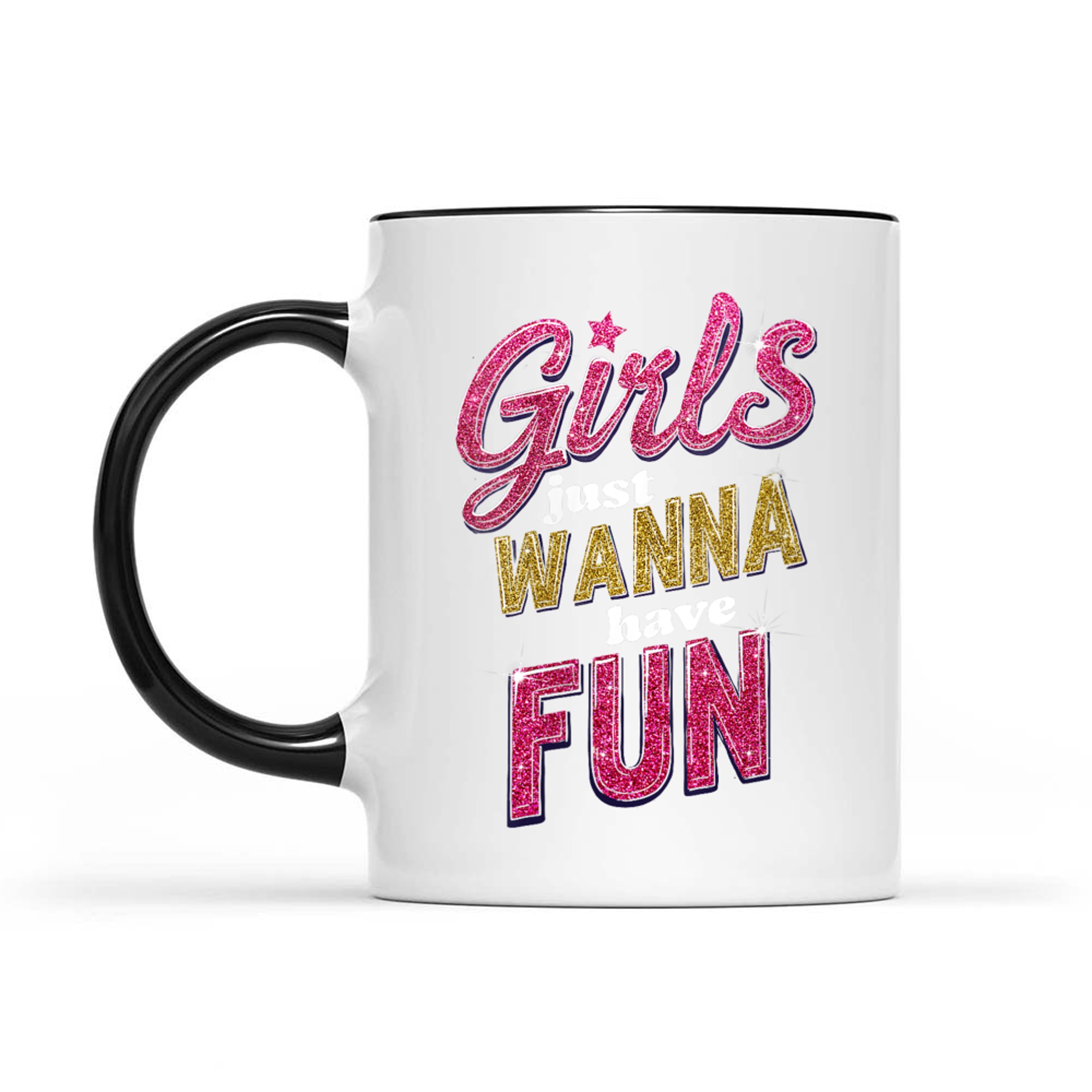 Girls Just Wanna Have Fun 80s Nostalgia Mug