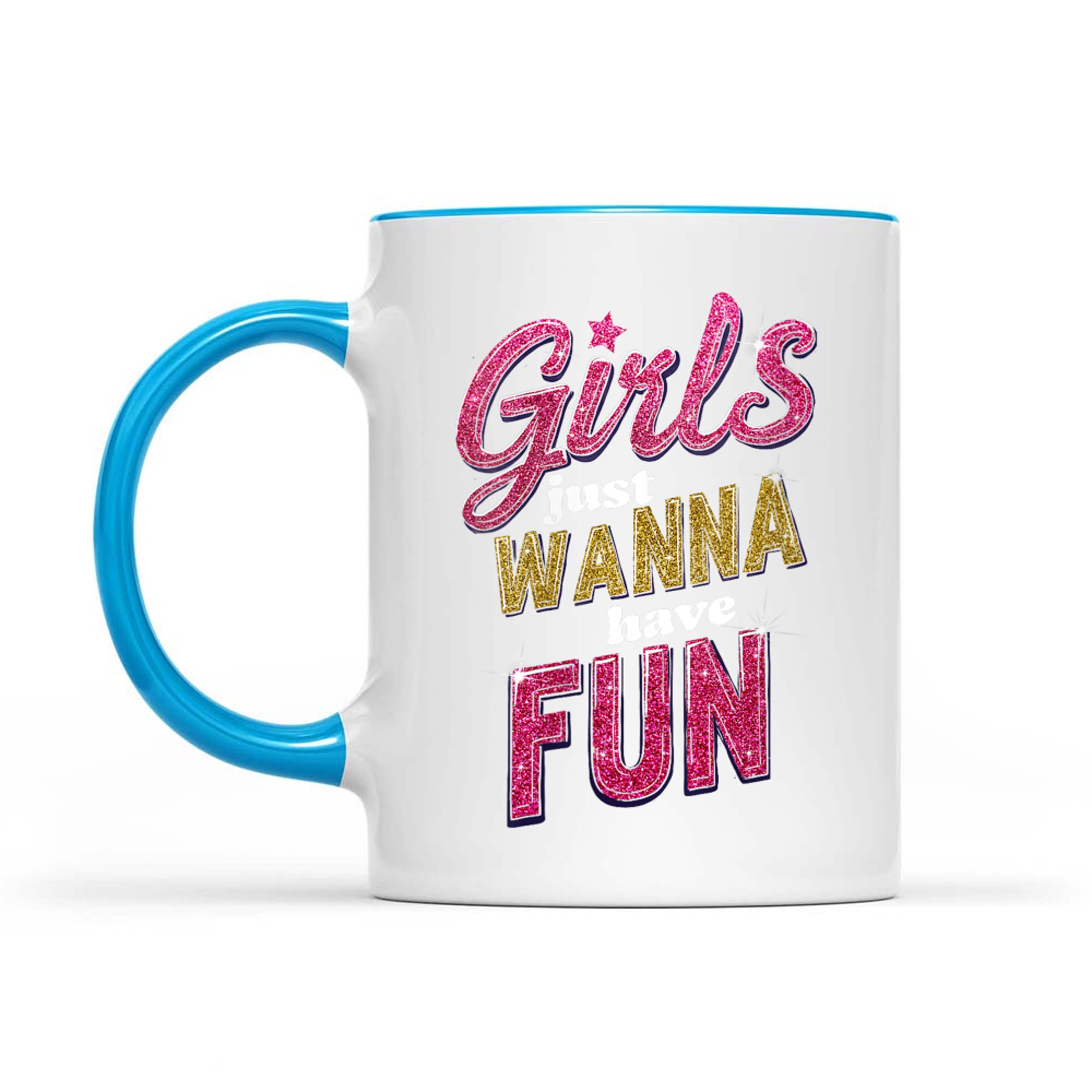 Girls Just Wanna Have Fun 80s Nostalgia Mug