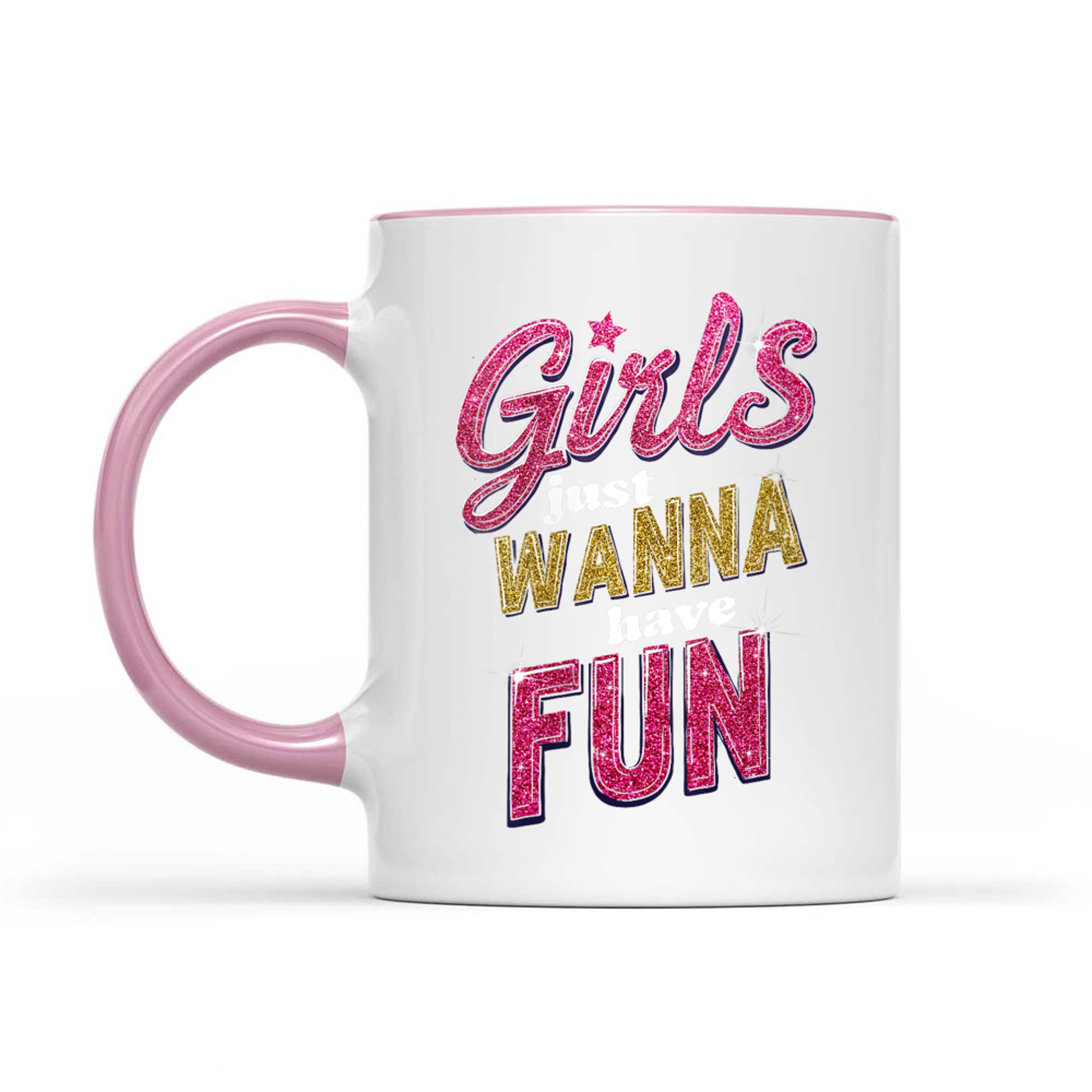 Girls Just Wanna Have Fun 80s Nostalgia Mug
