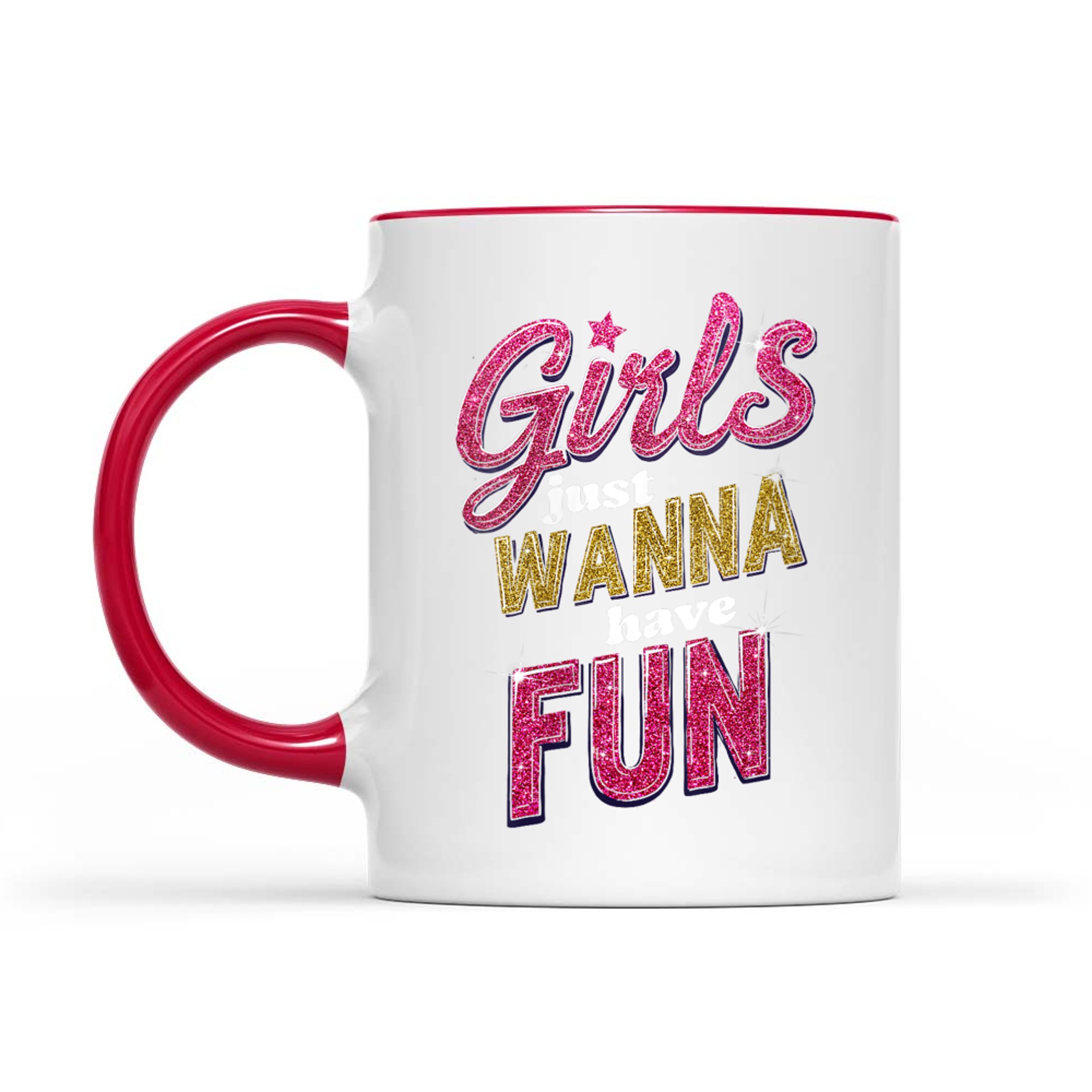 Girls Just Wanna Have Fun 80s Nostalgia Mug