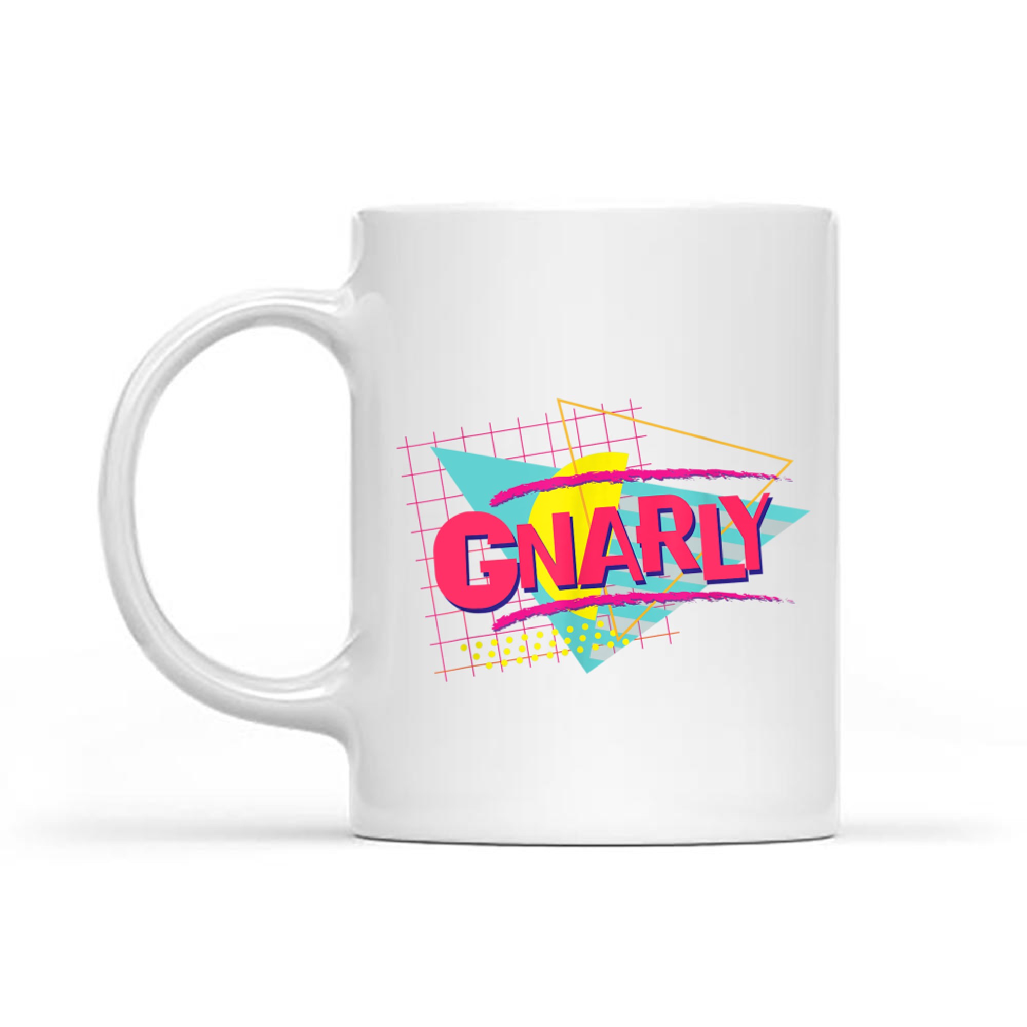 Gnarly Retro 1980s Vintage Nostalgia 80s Retrowave Mug