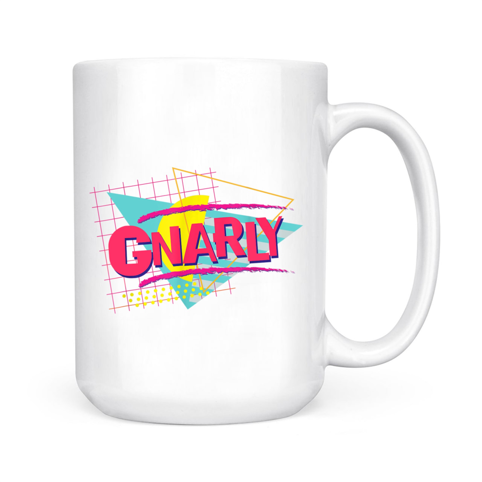 Gnarly Retro 1980s Vintage Nostalgia 80s Retrowave Mug