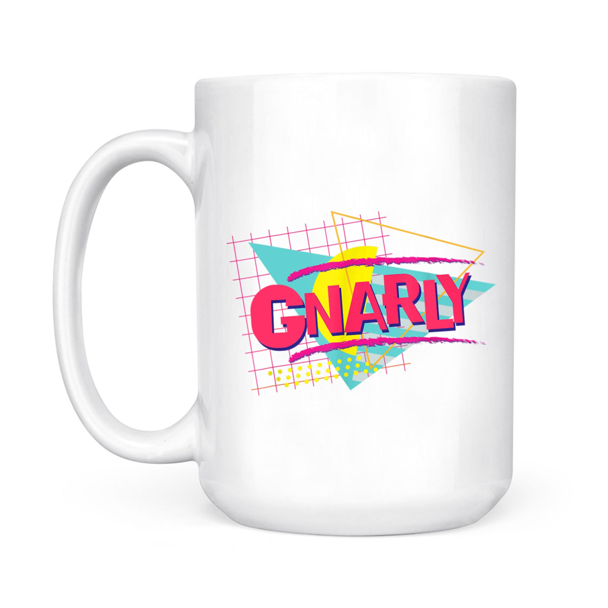 Gnarly Retro 1980s Vintage Nostalgia 80s Retrowave Mug