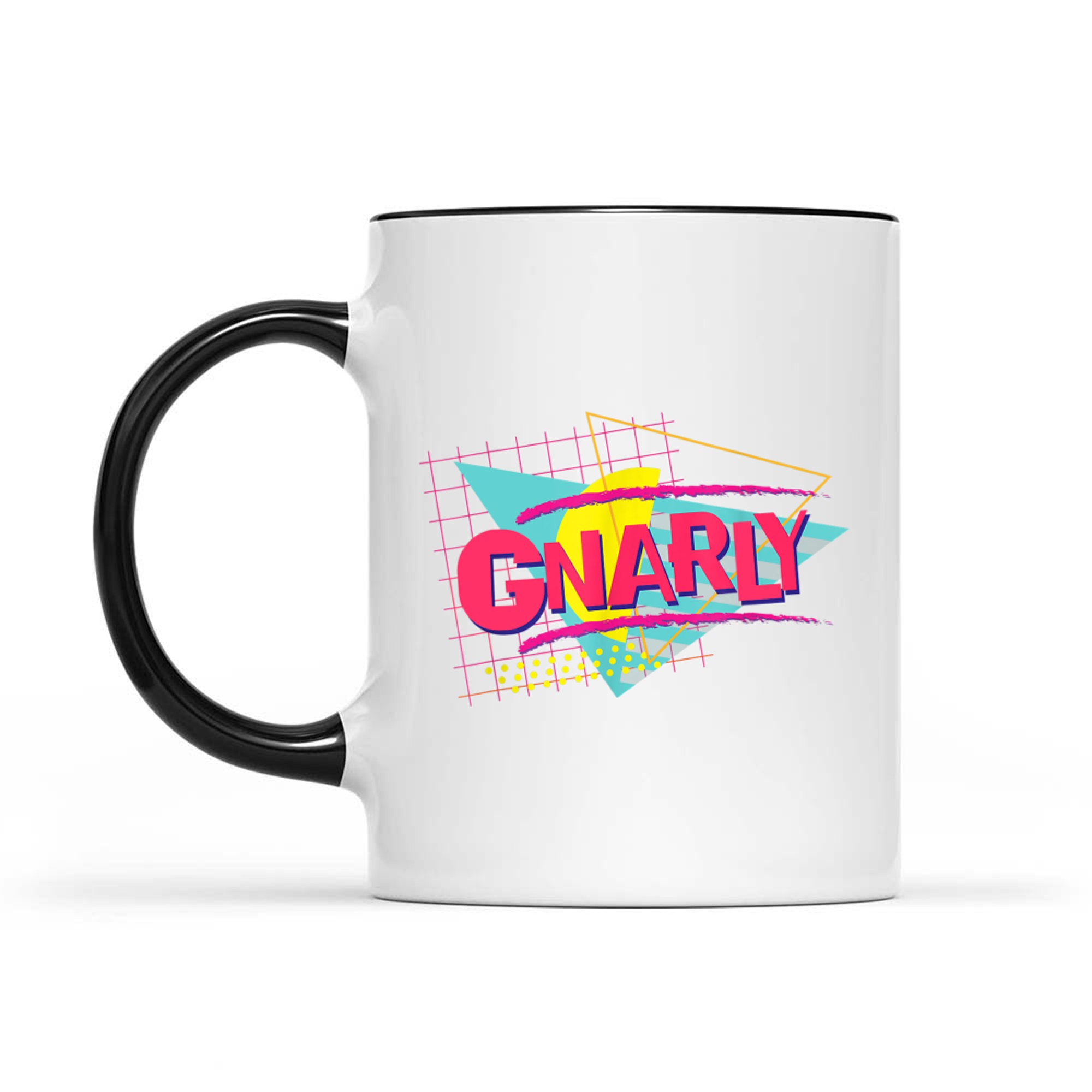 Gnarly Retro 1980s Vintage Nostalgia 80s Retrowave Mug