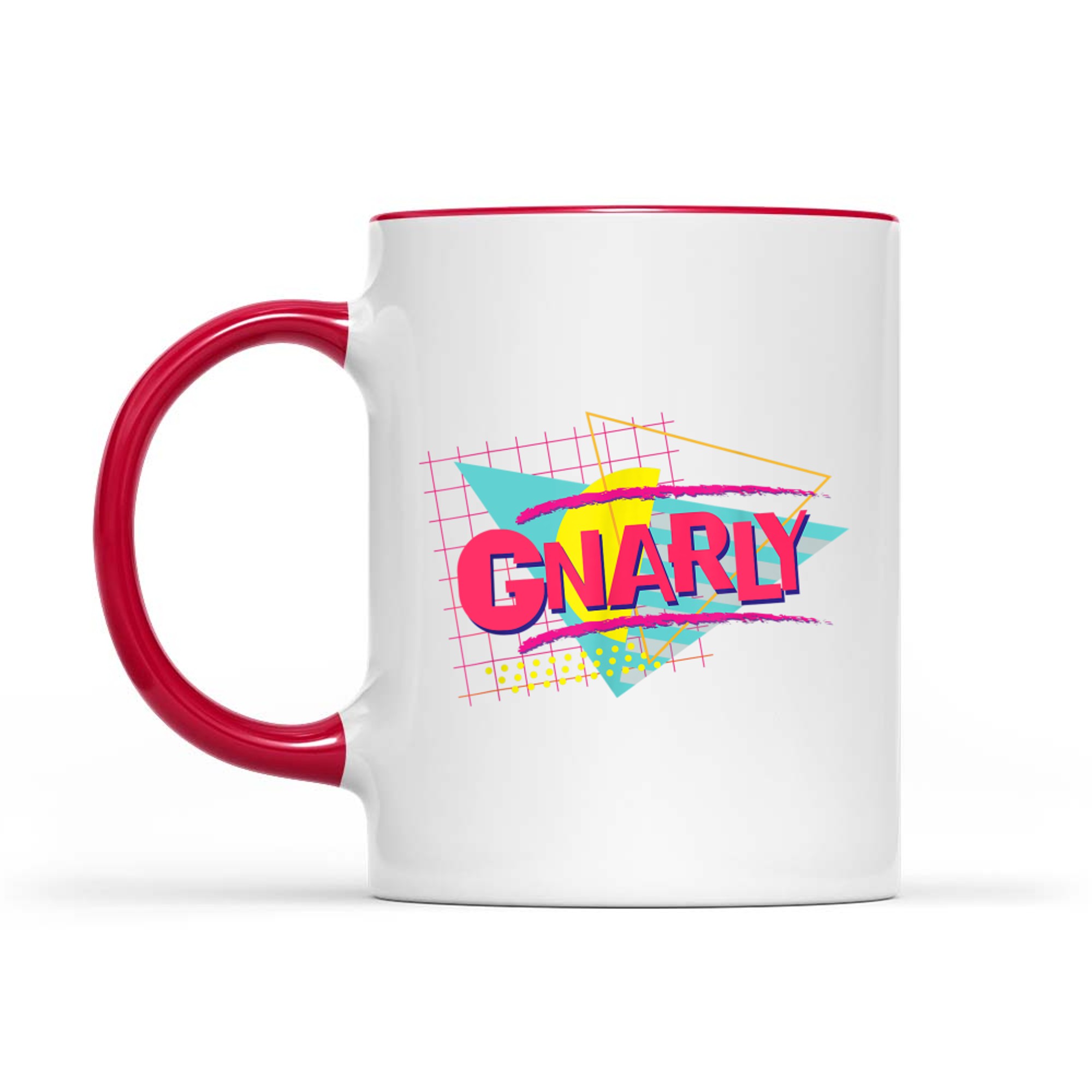Gnarly Retro 1980s Vintage Nostalgia 80s Retrowave Mug