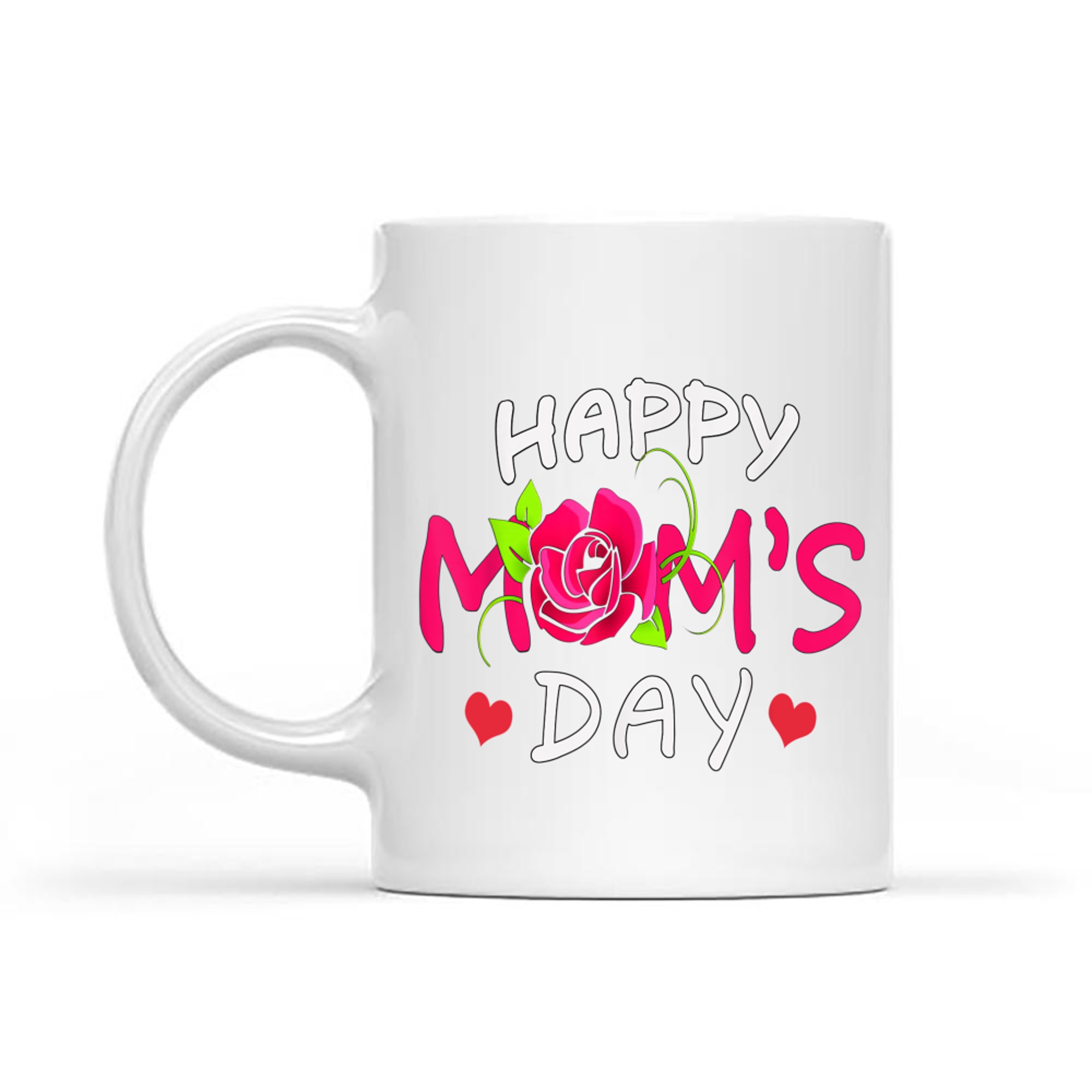 Happy Mom's Day Mother's Day Rose Flower Mug
