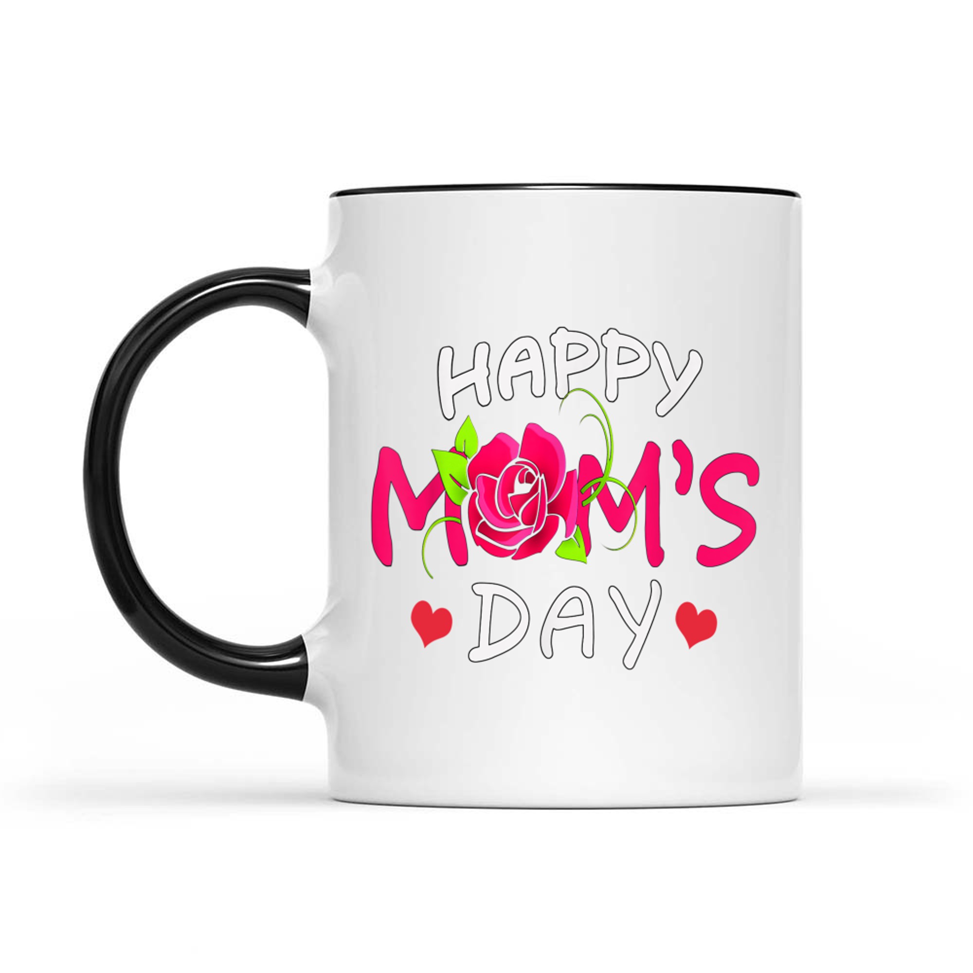 Happy Mom's Day Mother's Day Rose Flower Mug