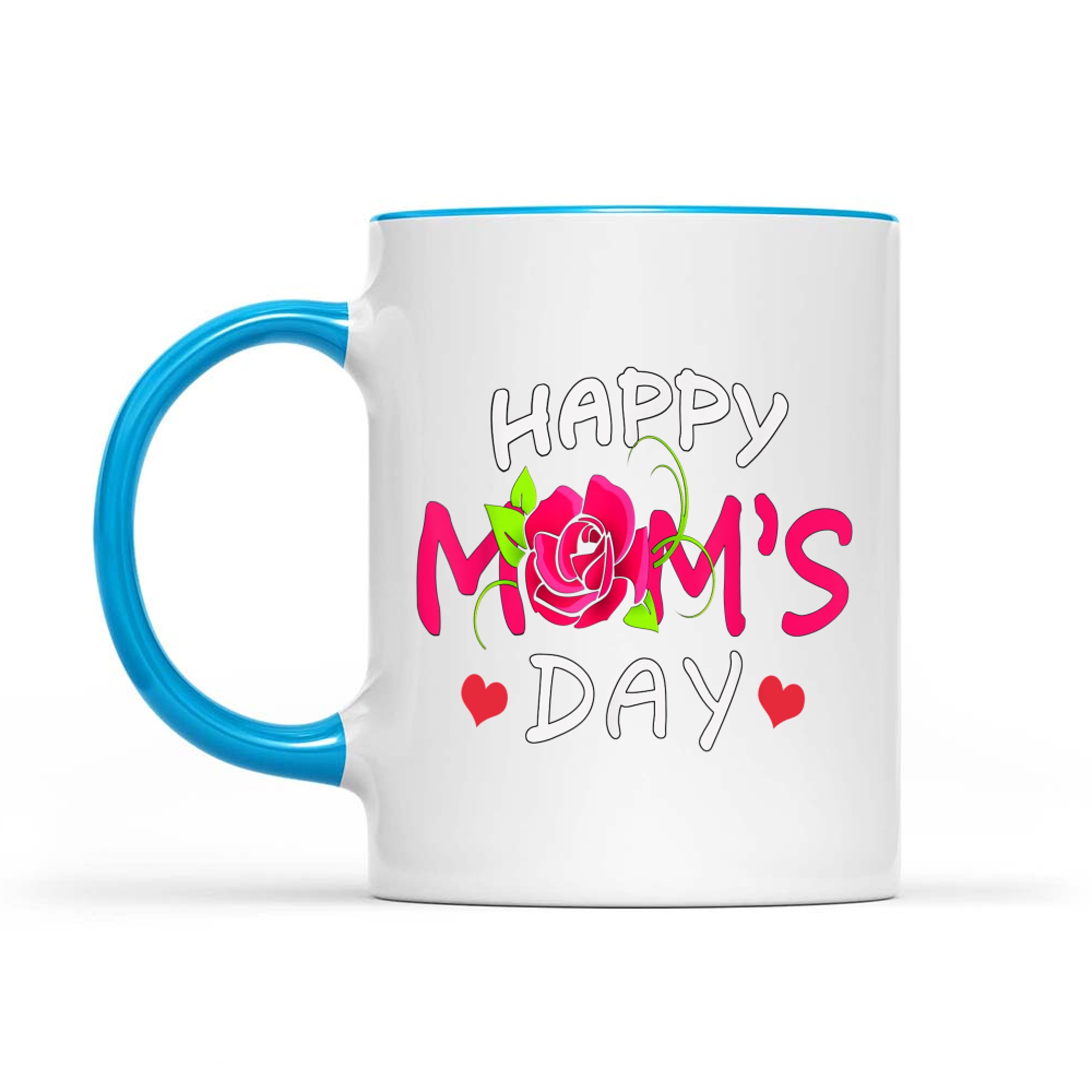 Happy Mom's Day Mother's Day Rose Flower Mug