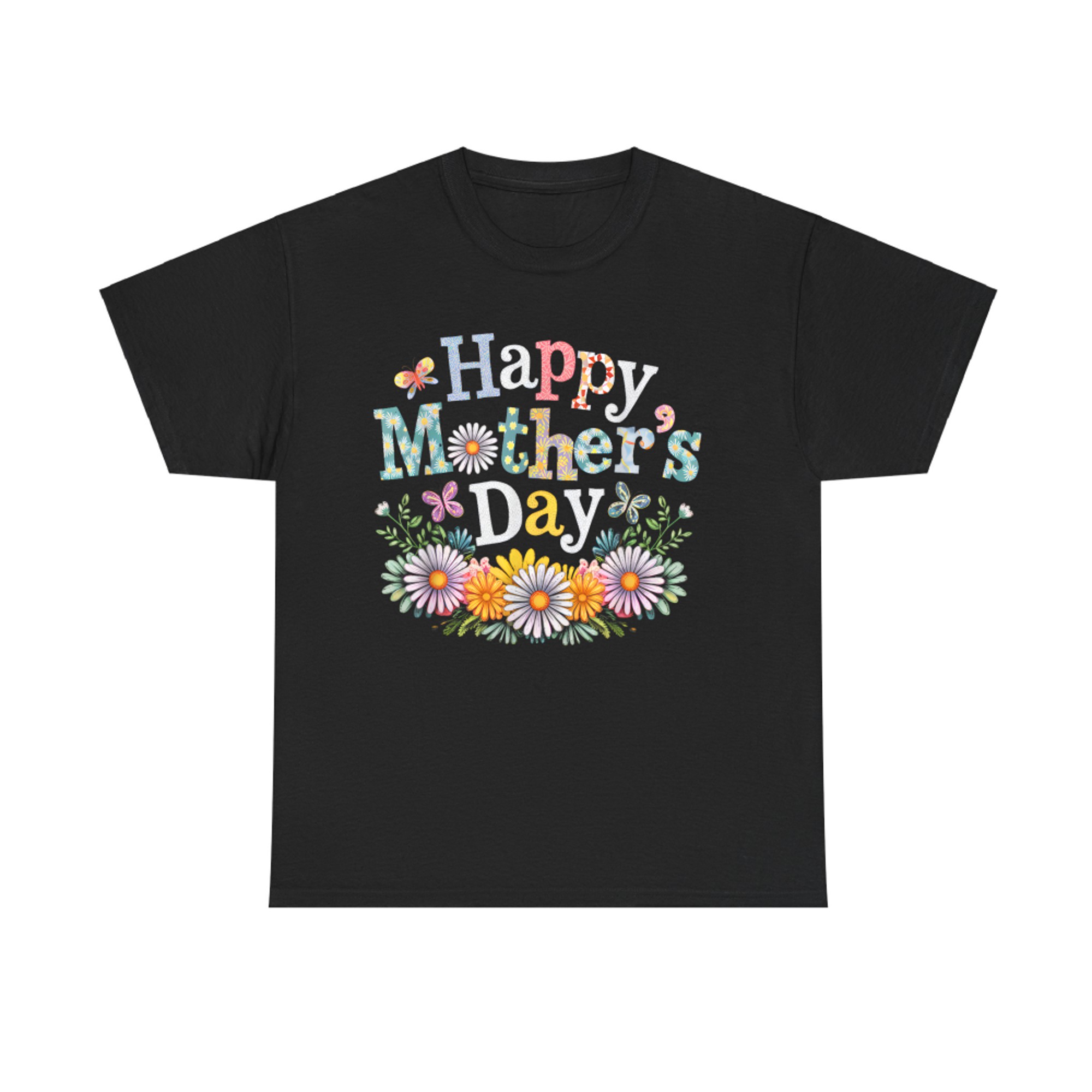 Happy Mother's Day Cute Daisy for Mom Grandma Women T-Shirt