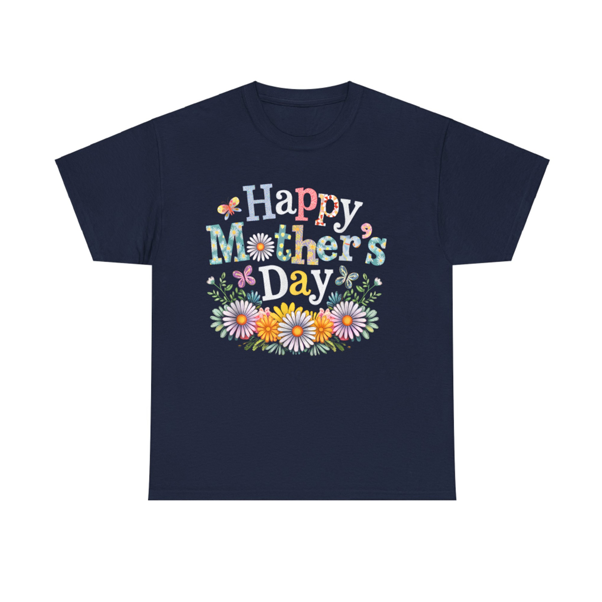 Happy Mother's Day Cute Daisy for Mom Grandma Women T-Shirt