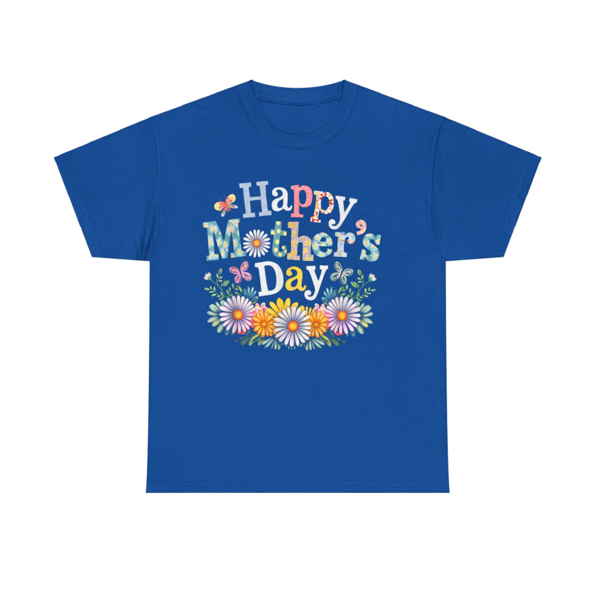 Happy Mother's Day Cute Daisy for Mom Grandma Women T-Shirt