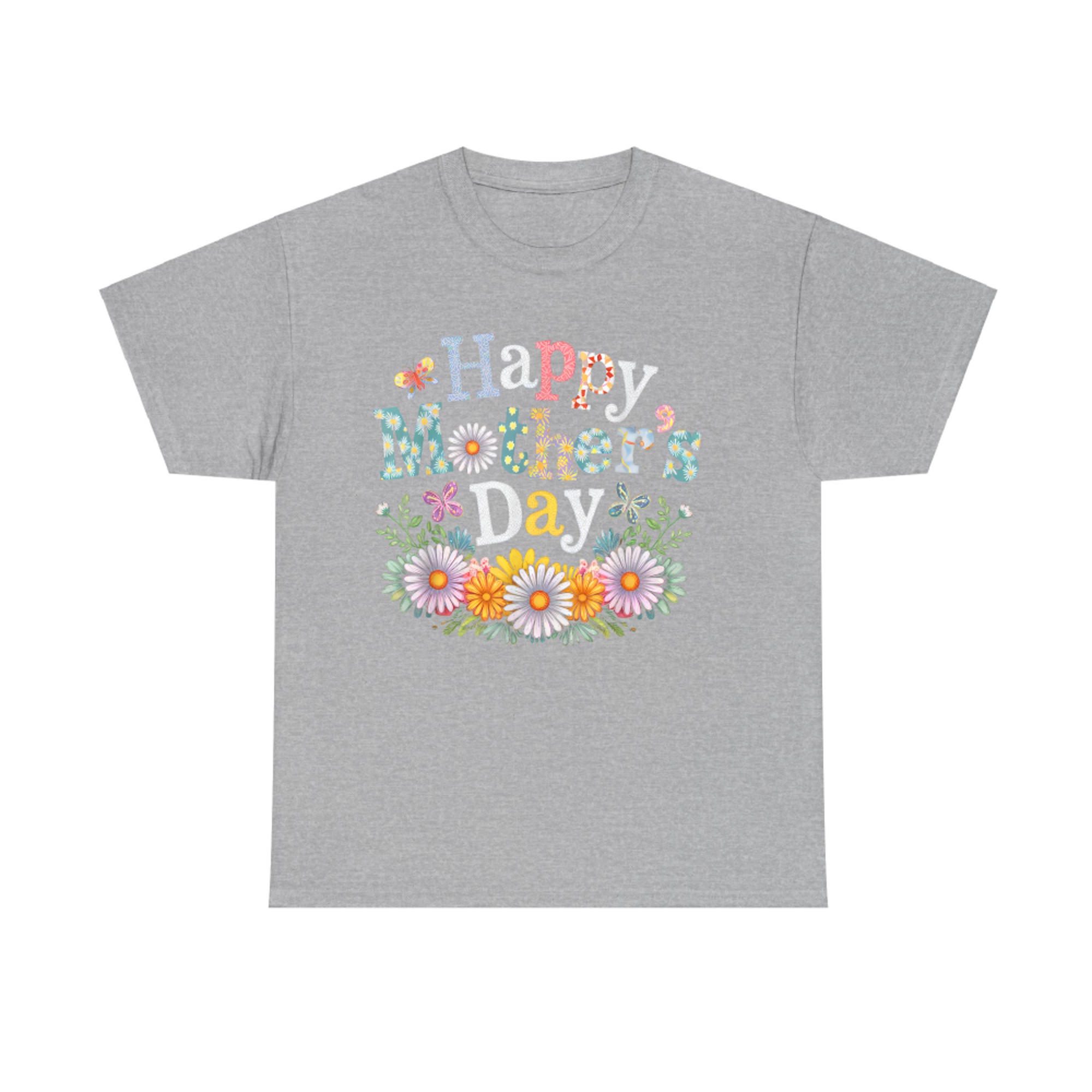 Happy Mother's Day Cute Daisy for Mom Grandma Women T-Shirt