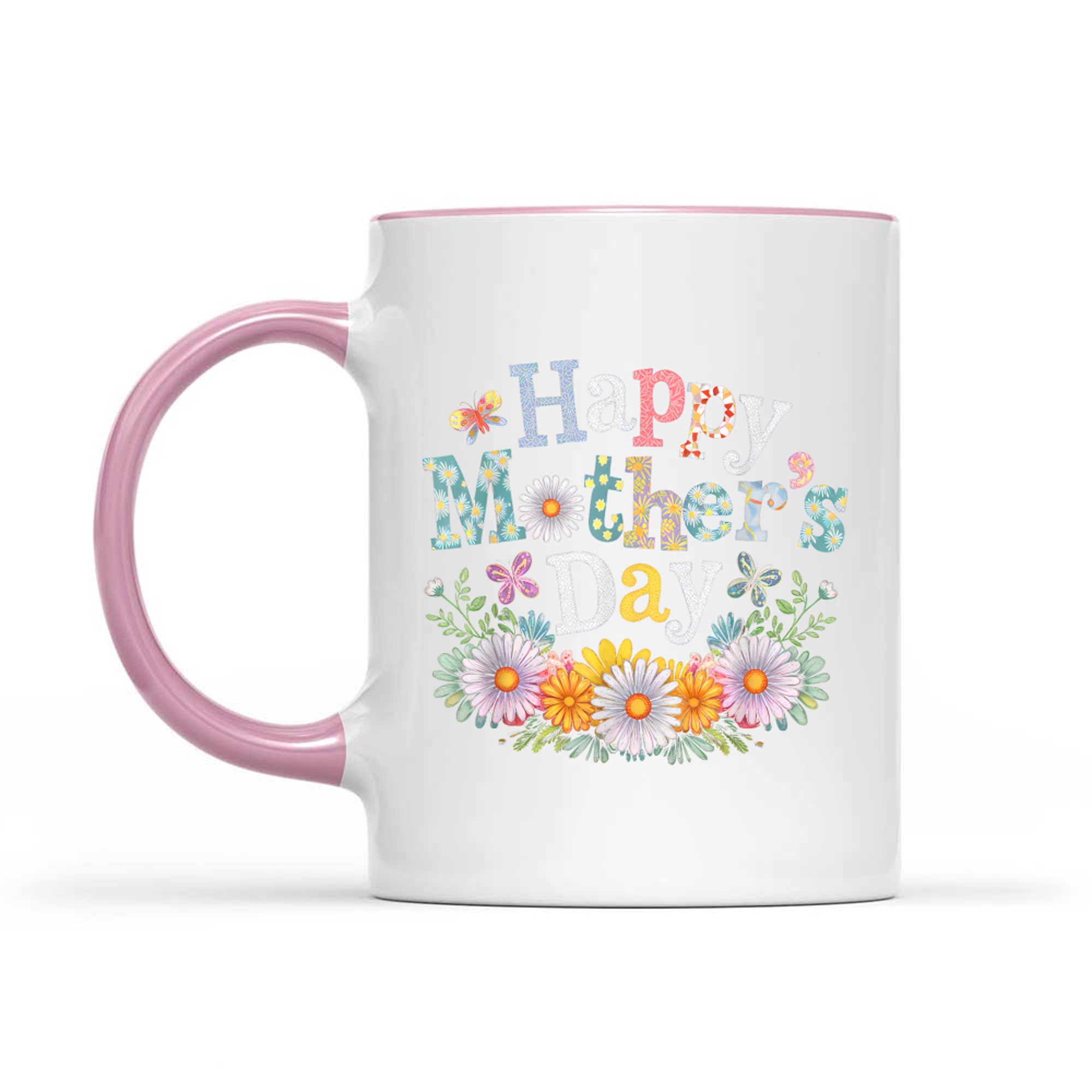 Happy Mother's Day Cute Daisy Mom Grandma Women Mug