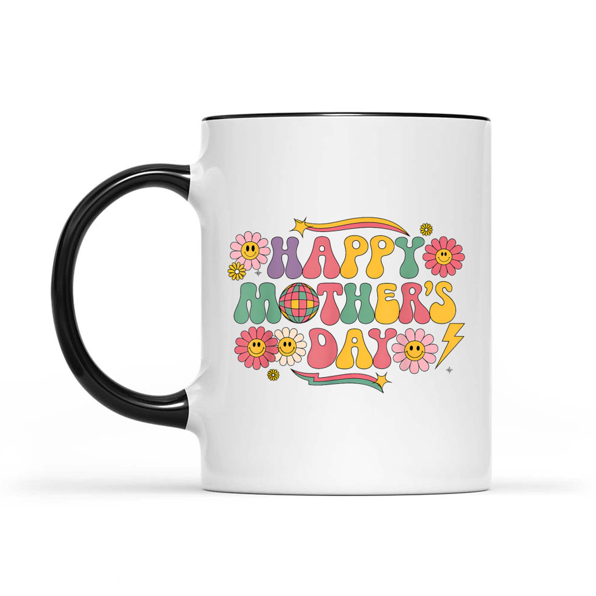 Happy Mothers Day Floral Women Mom Grandmother Grandma Mug