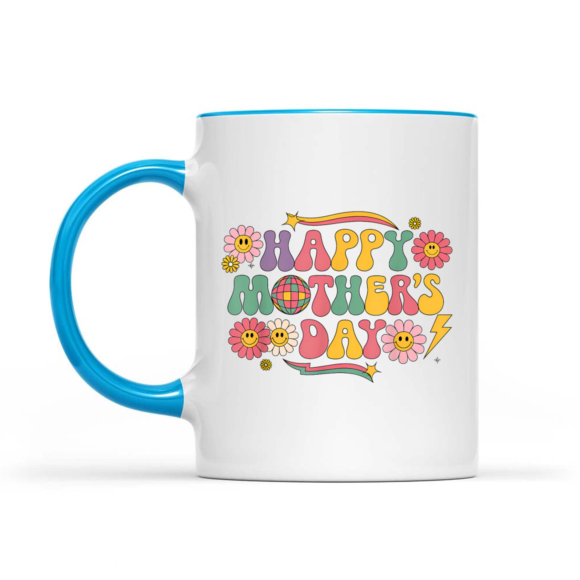 Happy Mothers Day Floral Women Mom Grandmother Grandma Mug