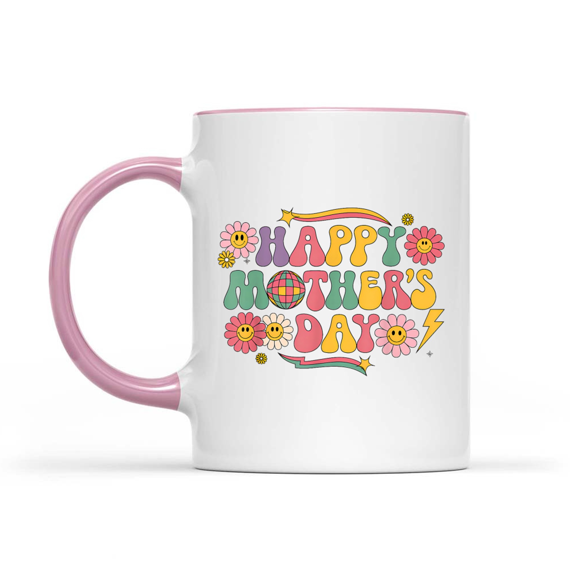 Happy Mothers Day Floral Women Mom Grandmother Grandma Mug