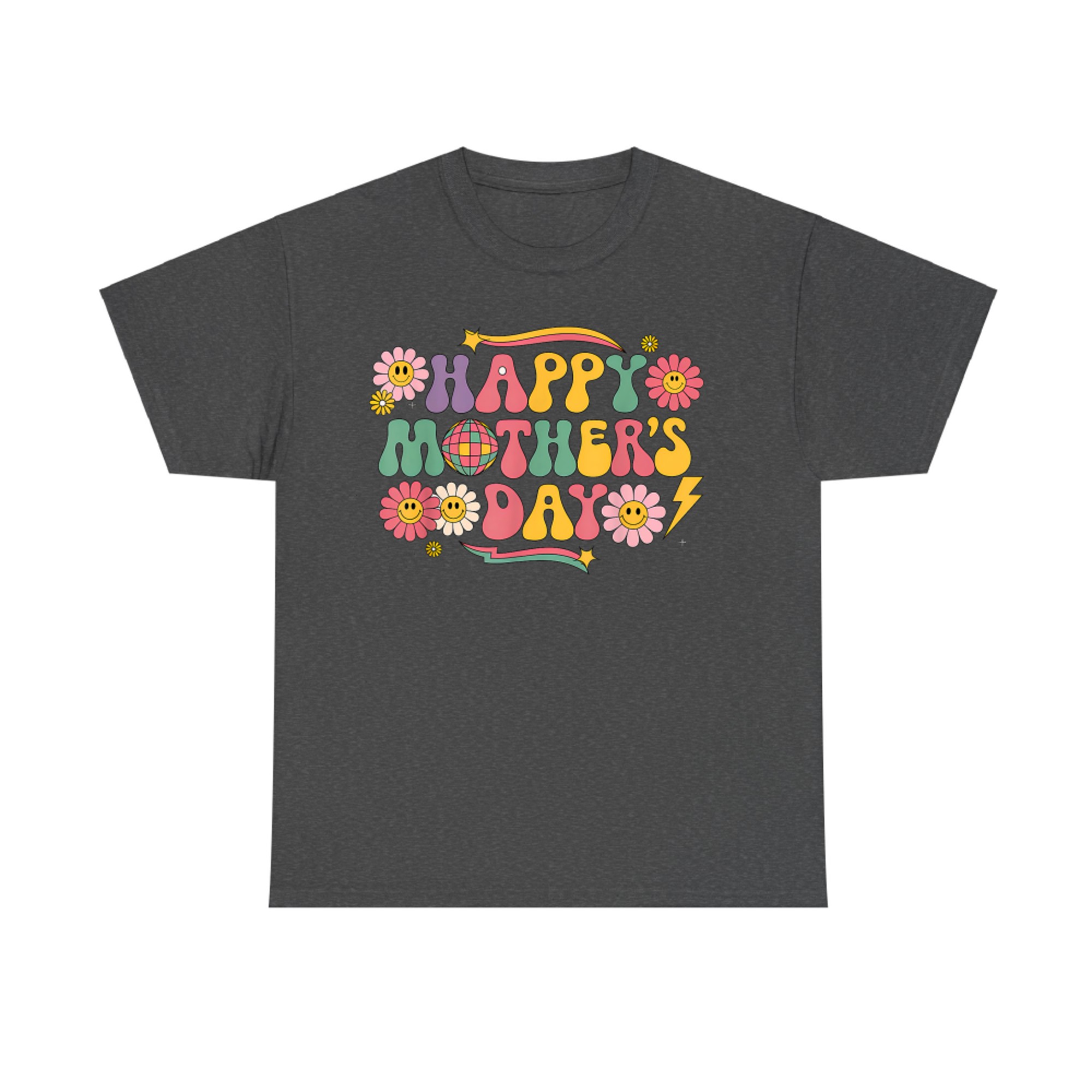 Happy Mothers Day Floral Women Mom Grandmother Grandma T-Shirt