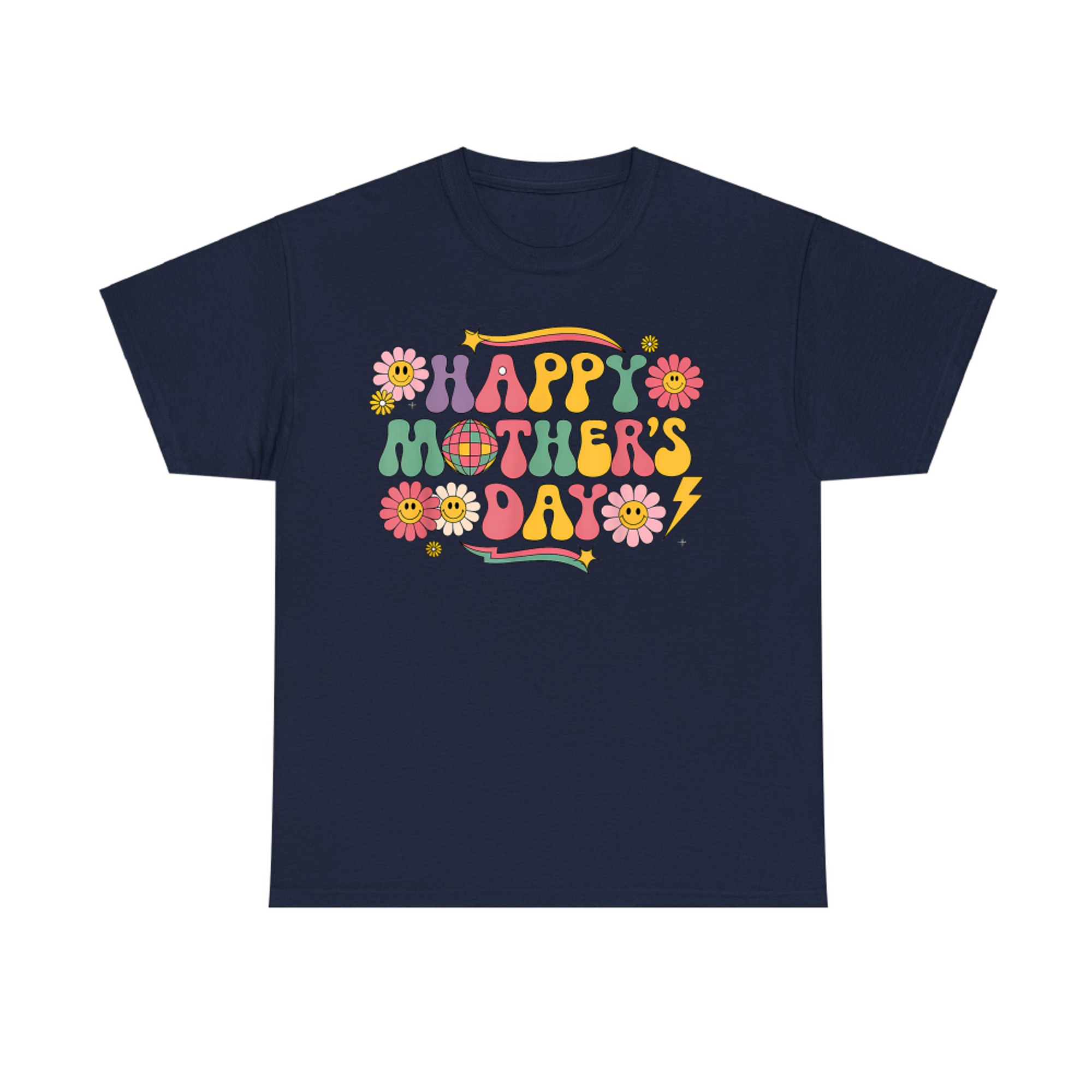 Happy Mothers Day Floral Women Mom Grandmother Grandma T-Shirt