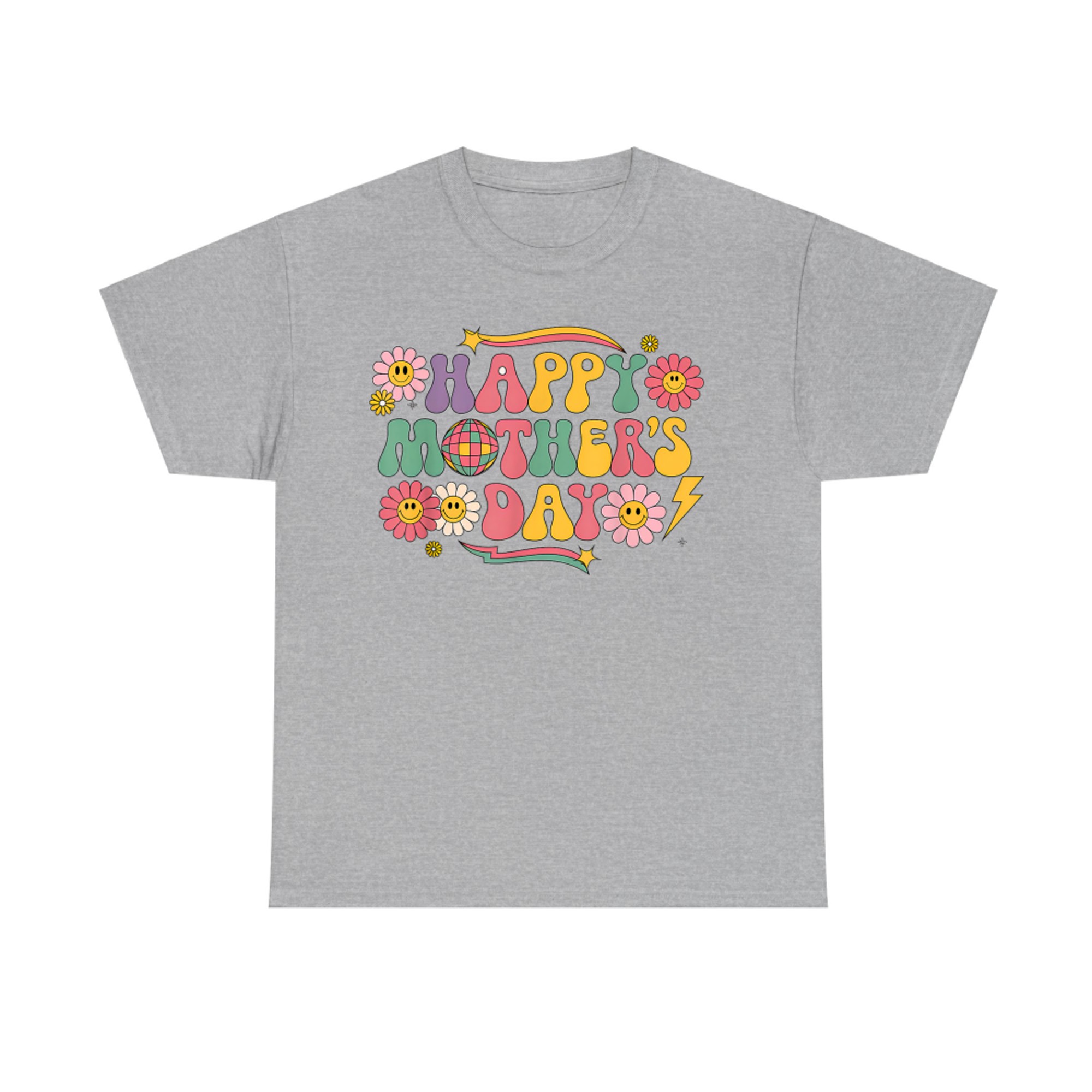 Happy Mothers Day Floral Women Mom Grandmother Grandma T-Shirt