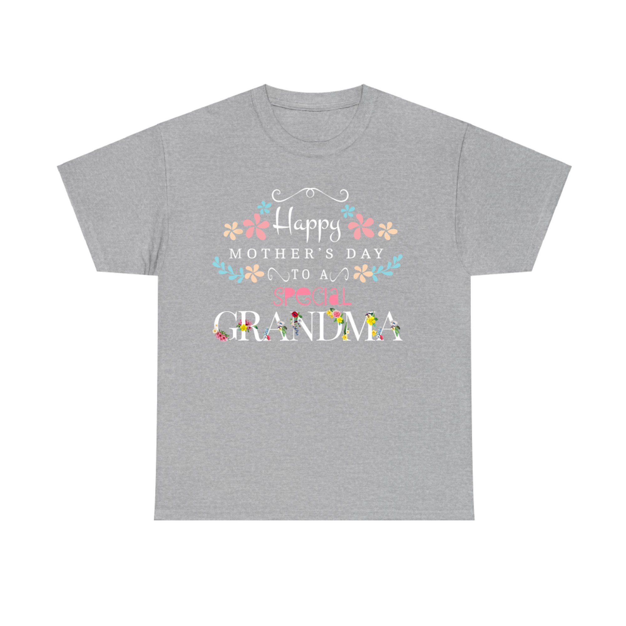 Happy Mothers Day To A Special Grandma Floral Flowers T-Shirt