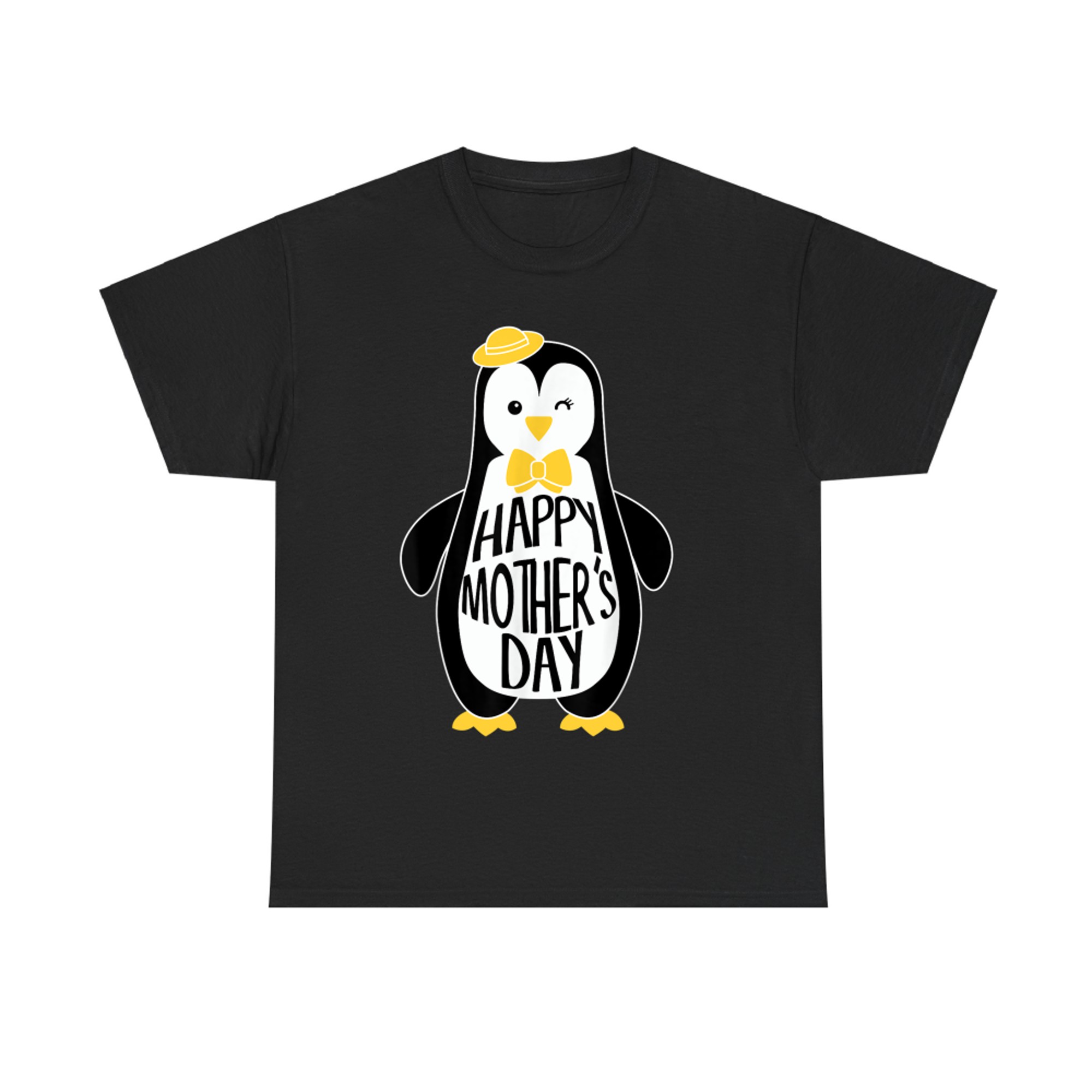 I Love My Mama Penguin Cute Happy Mothers Day Gift T-Shirt