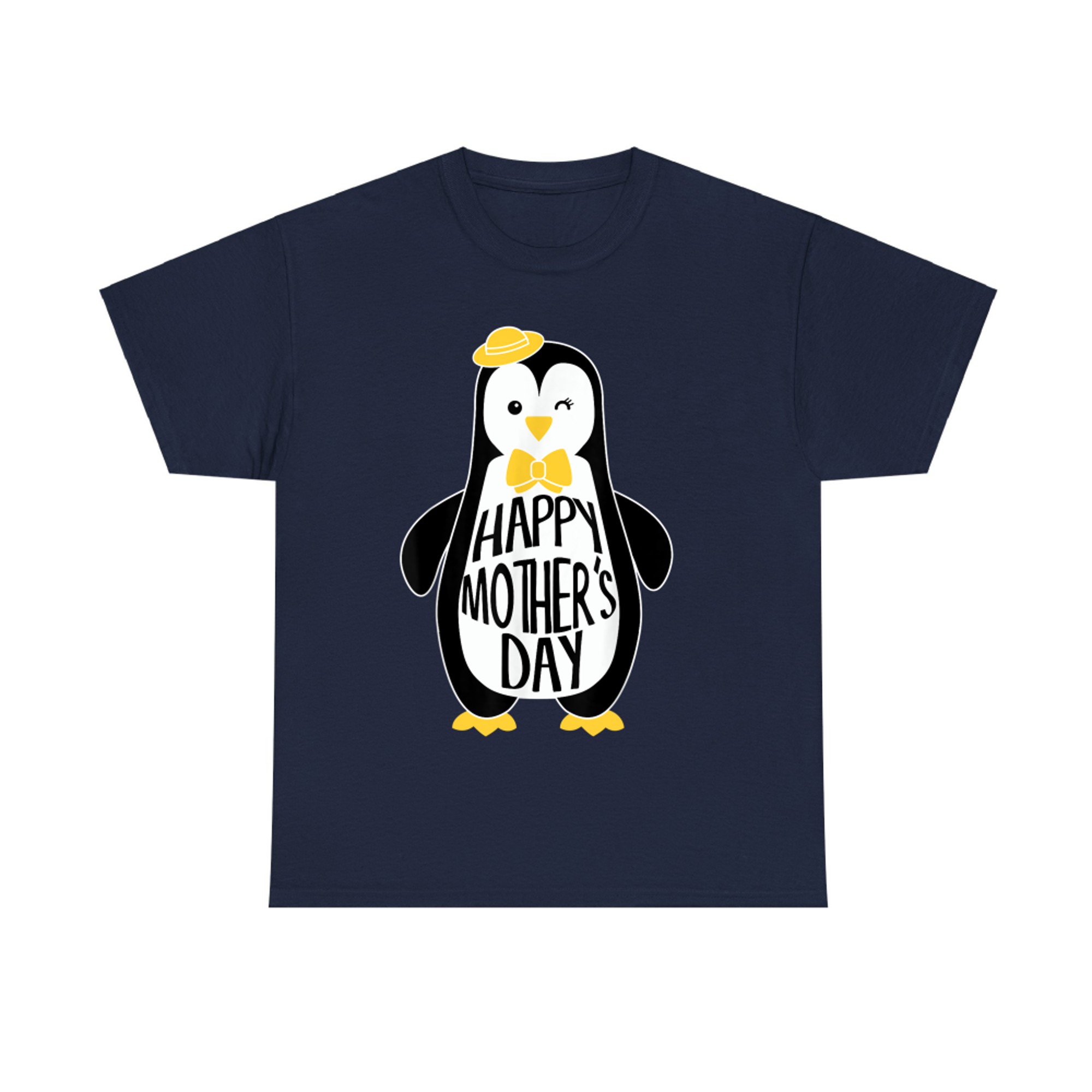 I Love My Mama Penguin Cute Happy Mothers Day Gift T-Shirt