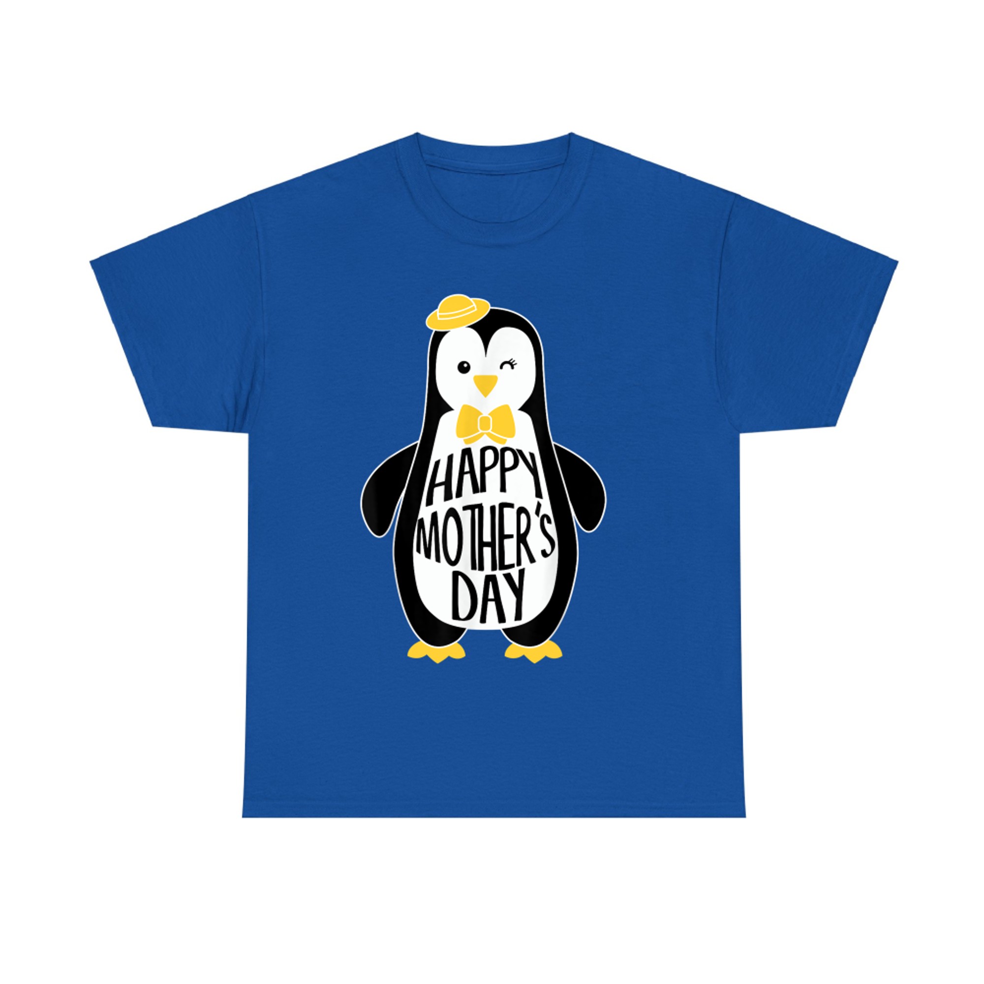 I Love My Mama Penguin Cute Happy Mothers Day Gift T-Shirt