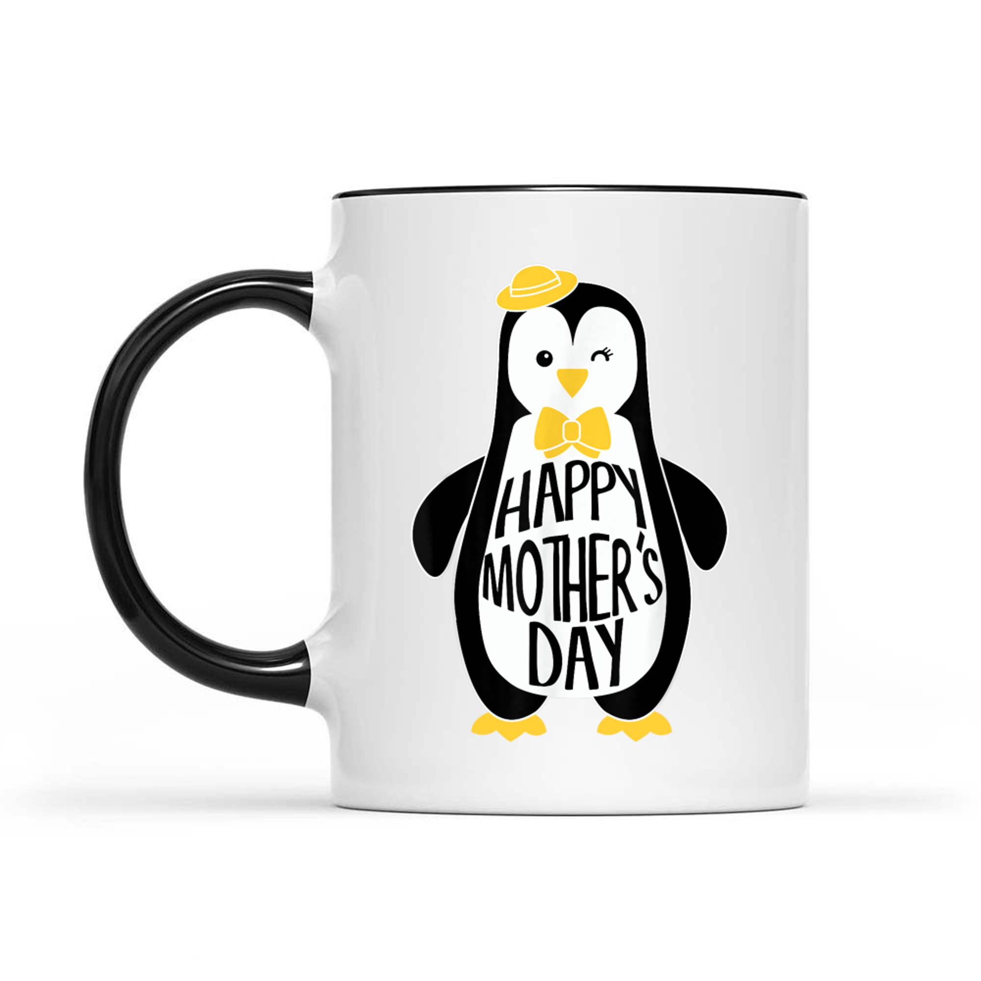 I Love My Mama Penguin Cute Happy Mothers Day Mug