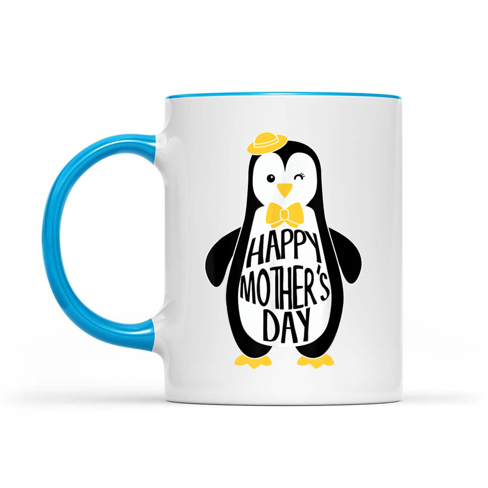 I Love My Mama Penguin Cute Happy Mothers Day Mug