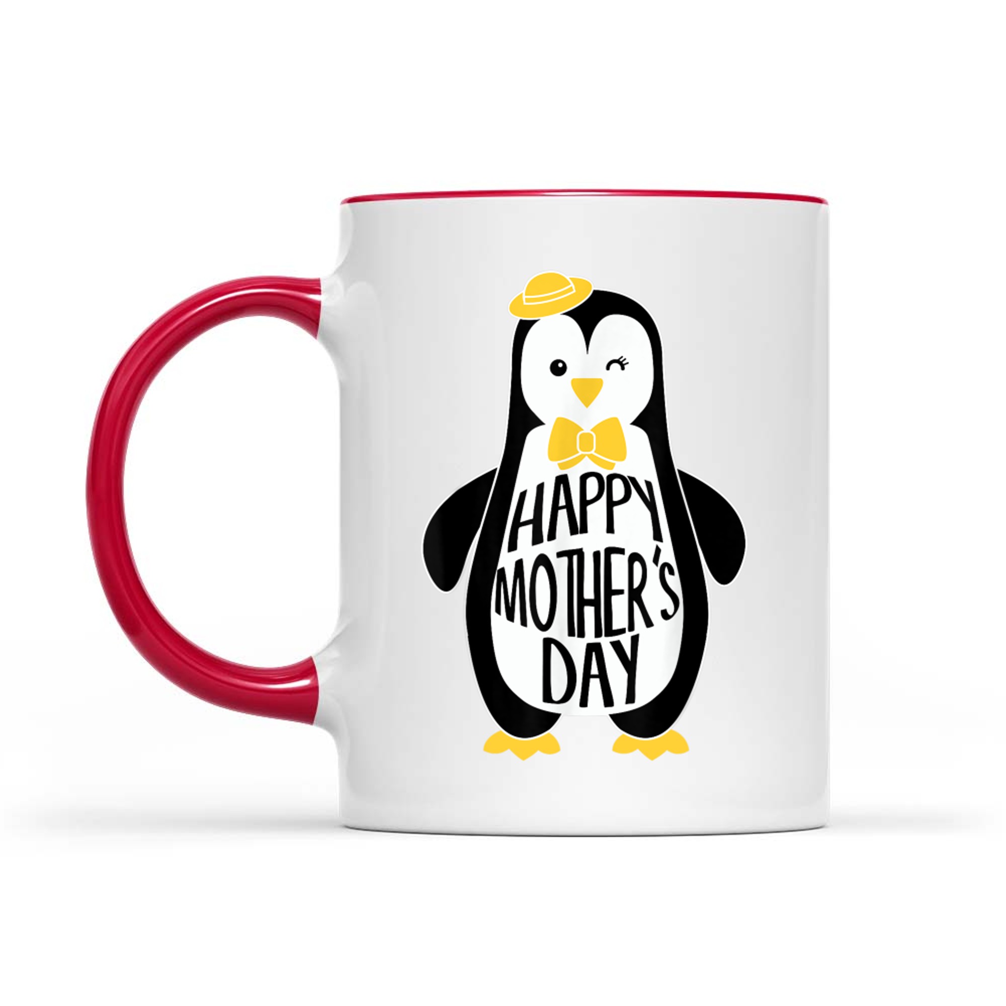 I Love My Mama Penguin Cute Happy Mothers Day Mug