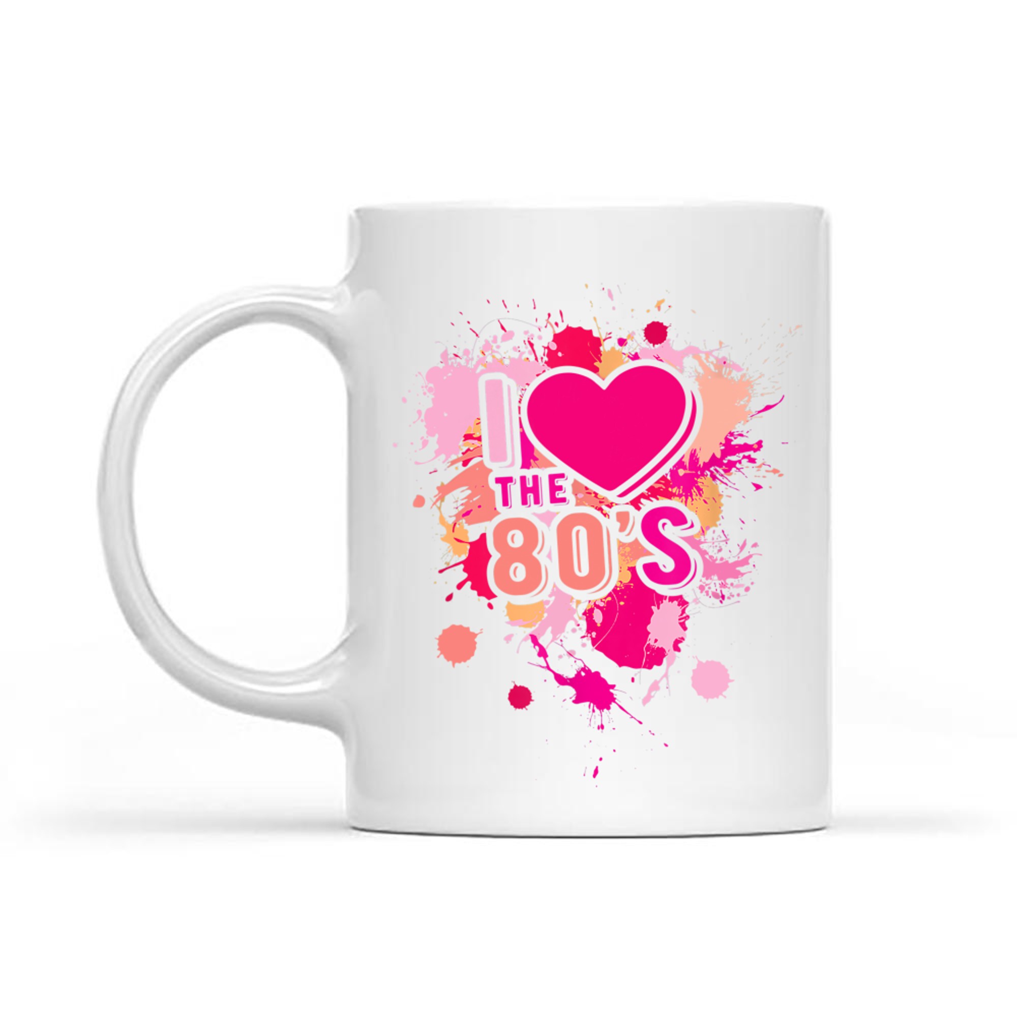 I Love The 80's Boy 80s Girl Music 80's Nostalgia Mug