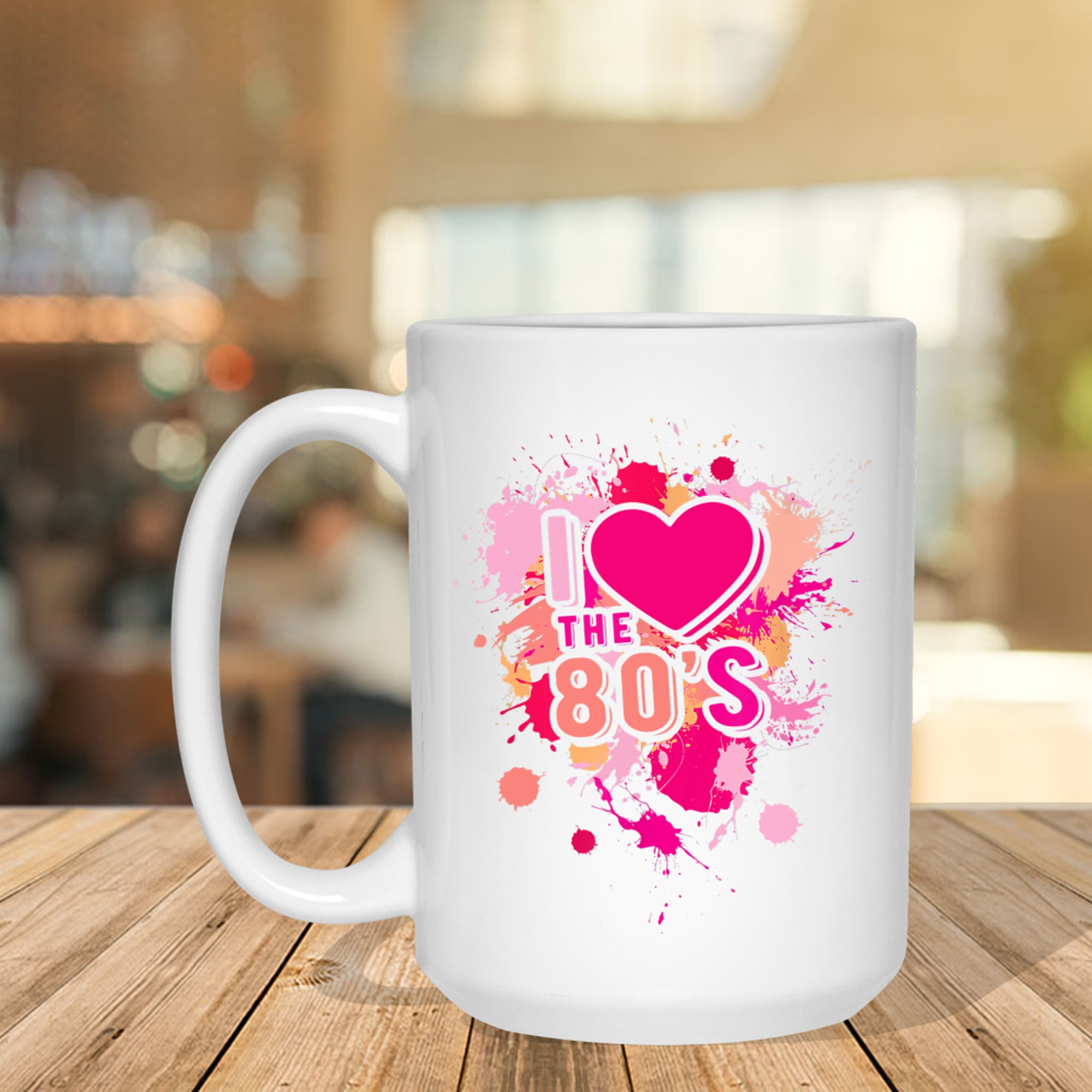 I Love The 80's Boy 80s Girl Music 80's Nostalgia Mug