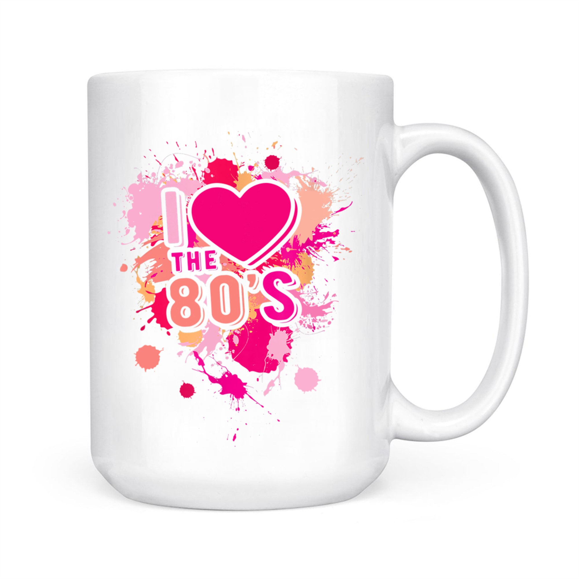 I Love The 80's Boy 80s Girl Music 80's Nostalgia Mug