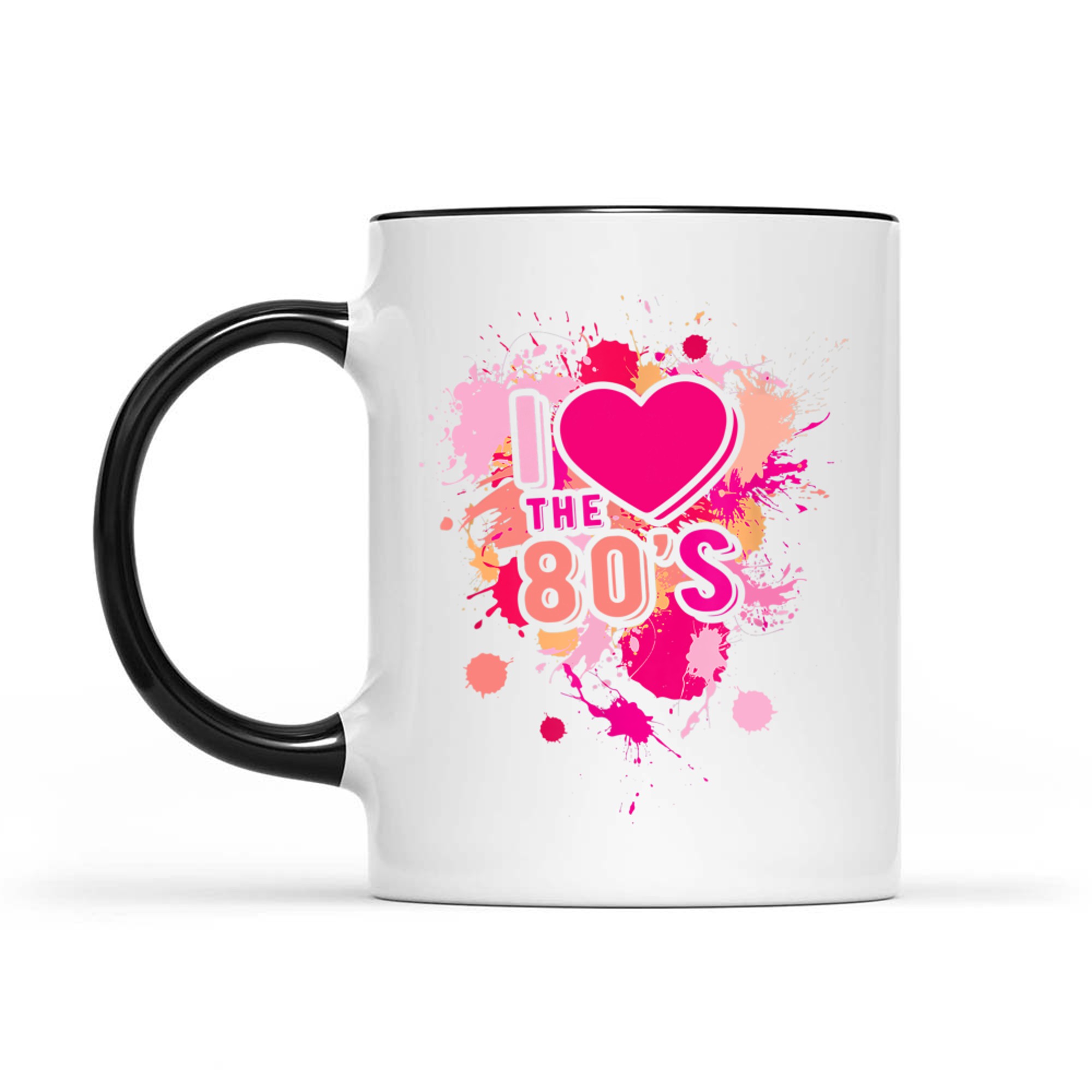 I Love The 80's Boy 80s Girl Music 80's Nostalgia Mug